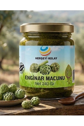 Herşeyi Kolay Enginar Macunu net 240gr Enginar Macunu 240gr Enginarlı Bitkise...