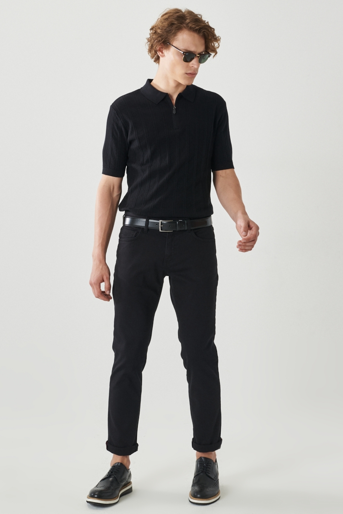 Men's 360 Degree All-Way Slim Fit Slim Fit Cotton Casual Pants