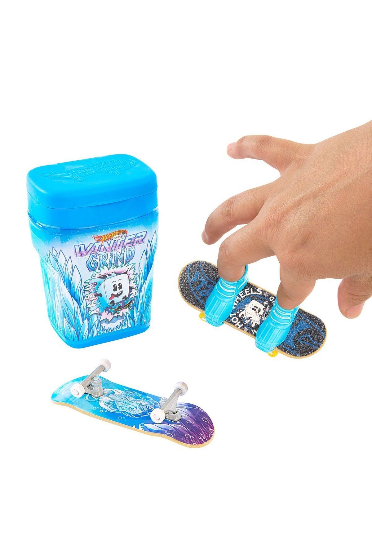 HOT WHEELS HTP10 Skate İkili Parmak Kaykay Kutusu (Aromalı Sakız Kutusu Temalı) fotoğrafı 4 (önizleme)