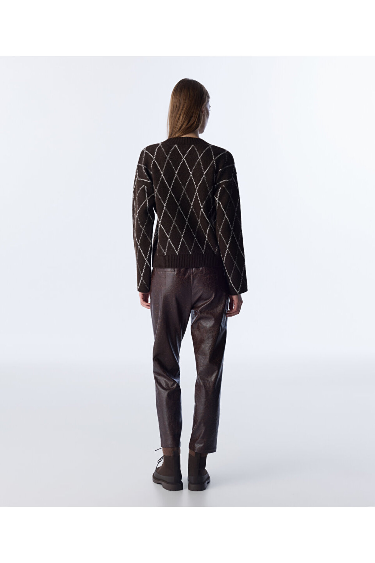 Twist  BAKLAVA DESEN STRASS TAŞLI KAZAK - Görsel 7