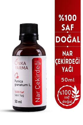 OnkaFarma Onka Farma Nar Çekirdeği Yağı - %100 Saf Nar Çekirdeği Yağı - Soğuk...