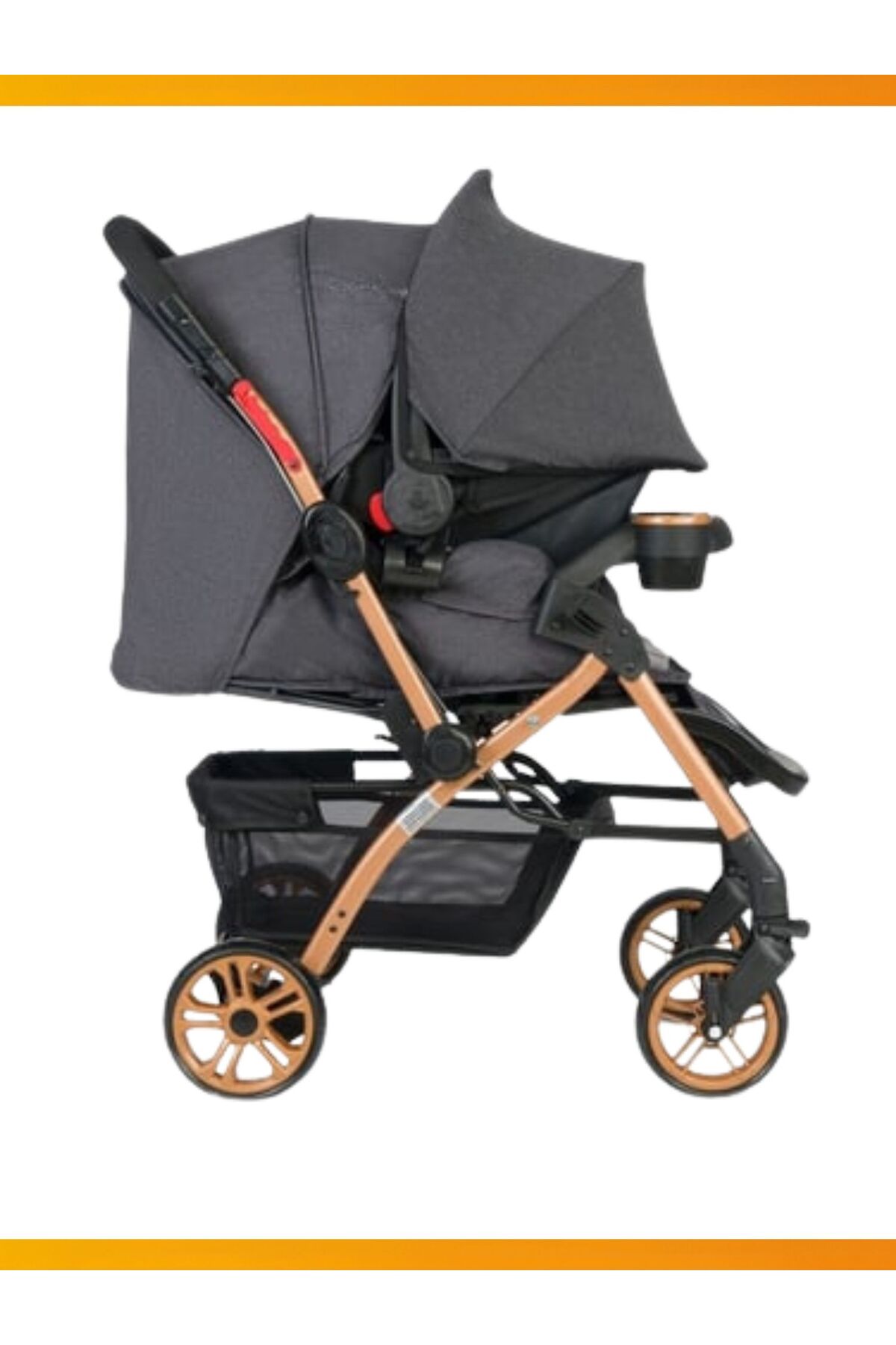 modabebekler 3’ü 1 Arada Premium Travel Sistem Bebek Arabası | Puset ve Anne Çantası Dahil fotoğrafı 2 (önizleme)