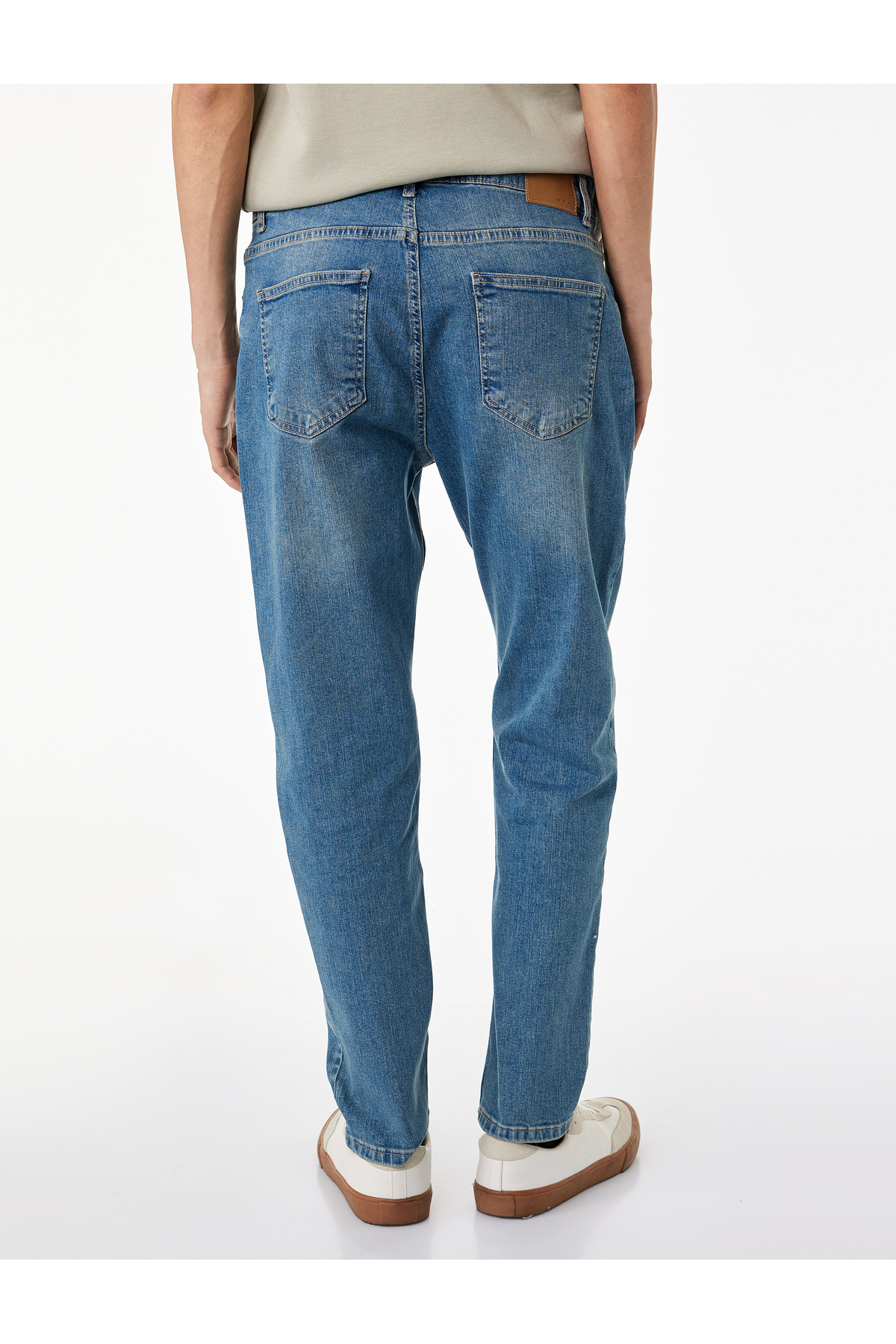 Koton Regular Fit Normal Bel Cepli Tapered Jean Pantolon - Joe Jean görsel 4