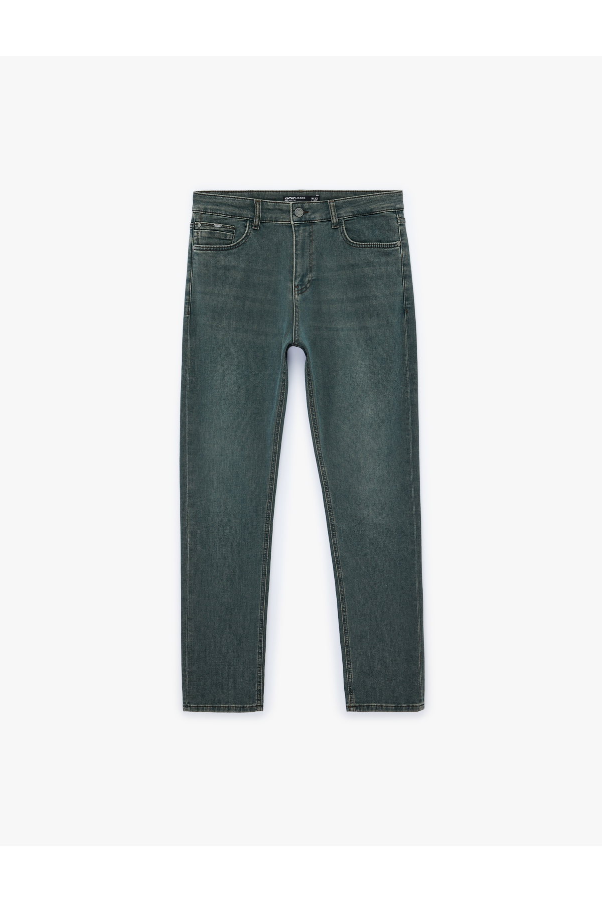 Koton Normal Bel Pamuklu Slim Fit Jean Pantolon - Brad Jean görsel 5
