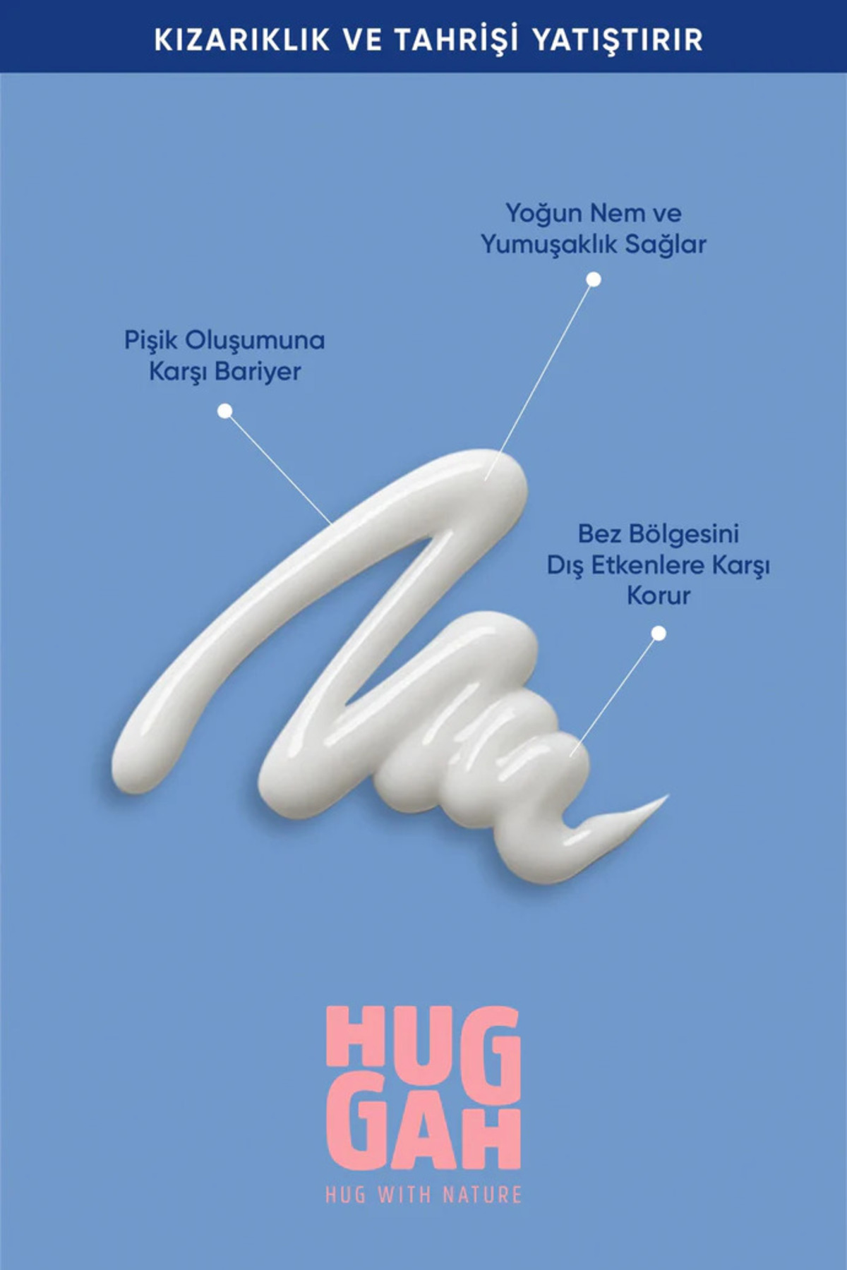 Huggah Organik Doğal Bebek Pişik Kremi 100ml – Hassas ve Normal Ciltler Için Doğal Bakım fotoğrafı 2 (önizleme)