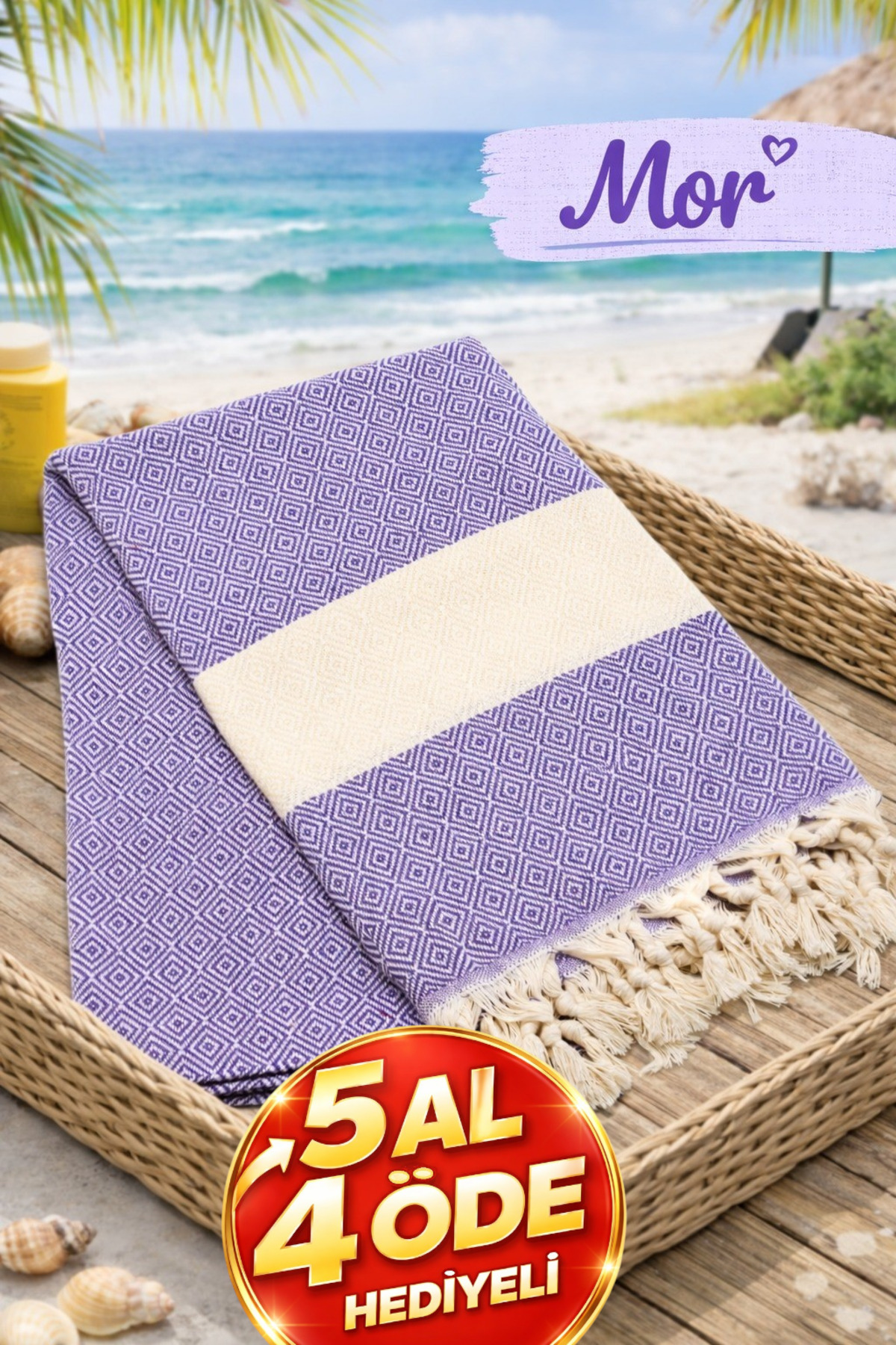 Beach Towel Peshtemal 100% Cotton Diamond Patterned Turkish Peshtemal Bath Towel 100x180 cm