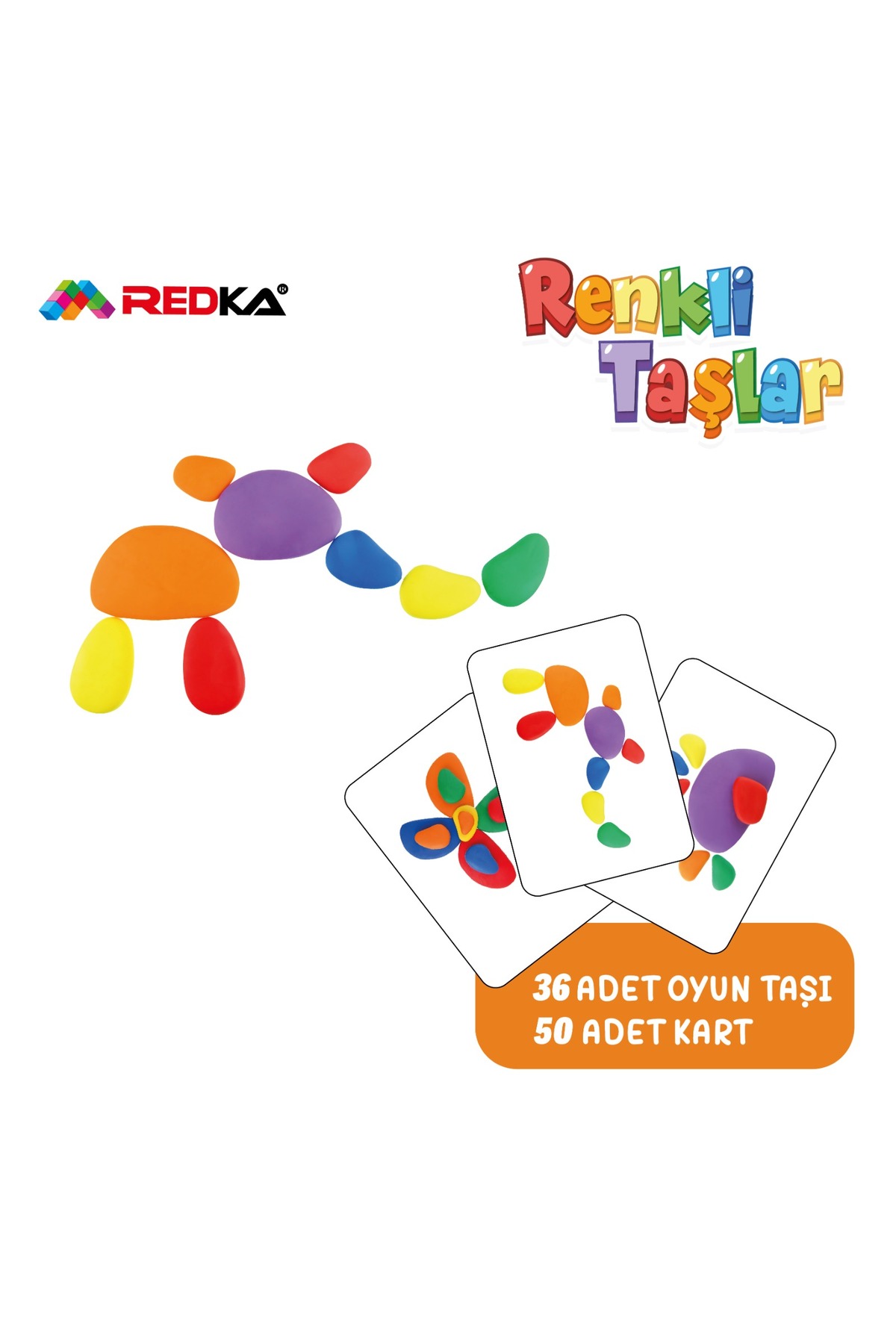 Redka Renkli Taşlar Oyunu Eğlenceli Öğretici Oyuncak