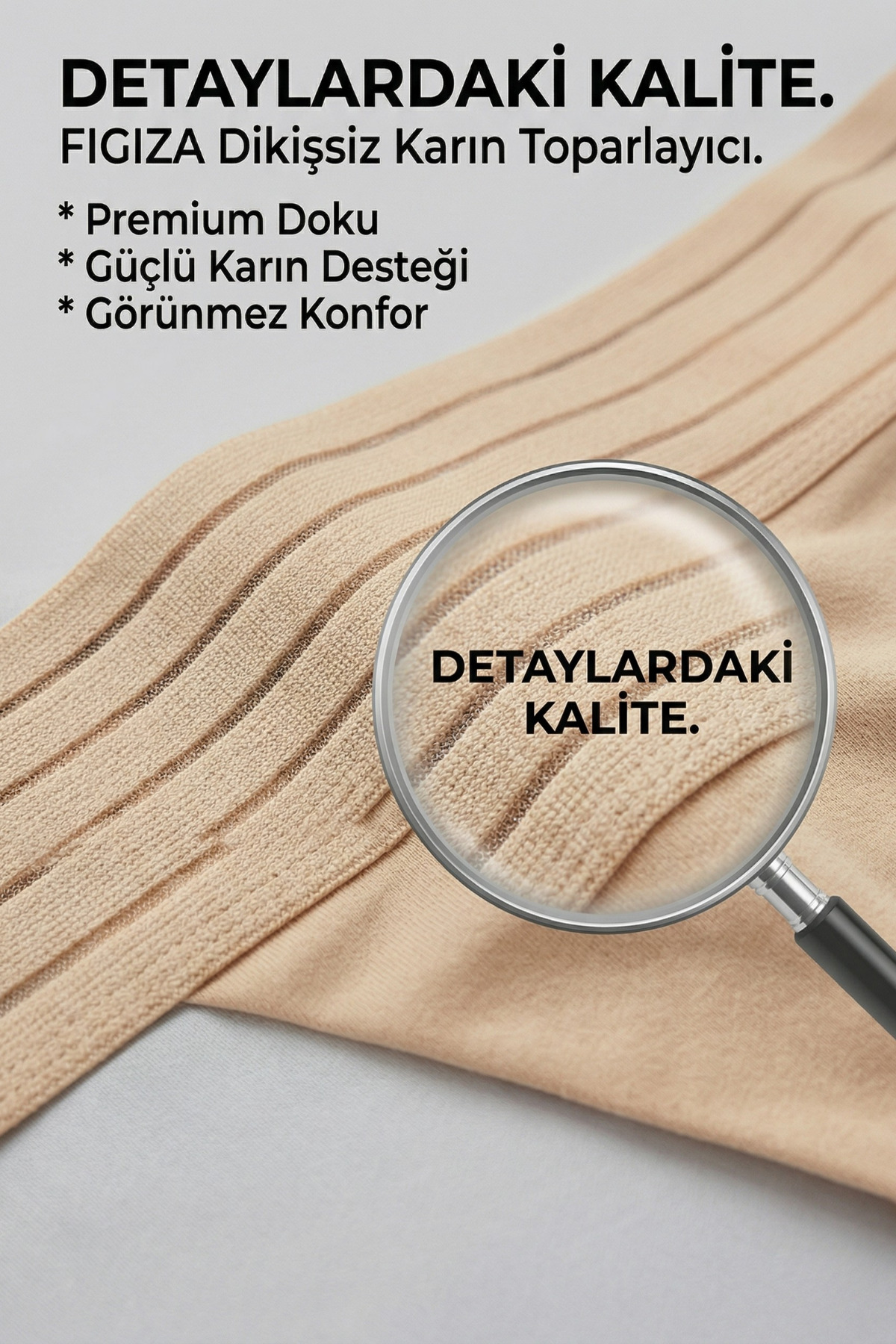figiza Kadın Göbek Toparlayıcı Külot Korse Karın Sıkılaştırıcı Dikişsiz Toparlayıcı Korse görsel 5