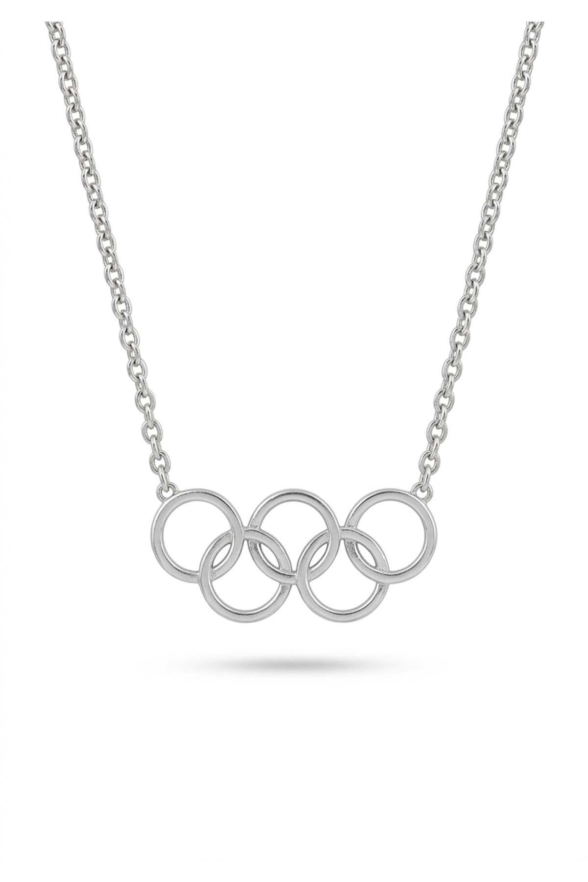 Moda Hilye www.modahilye.com 925 Ayar Gümüş Olimpiyat Kolye