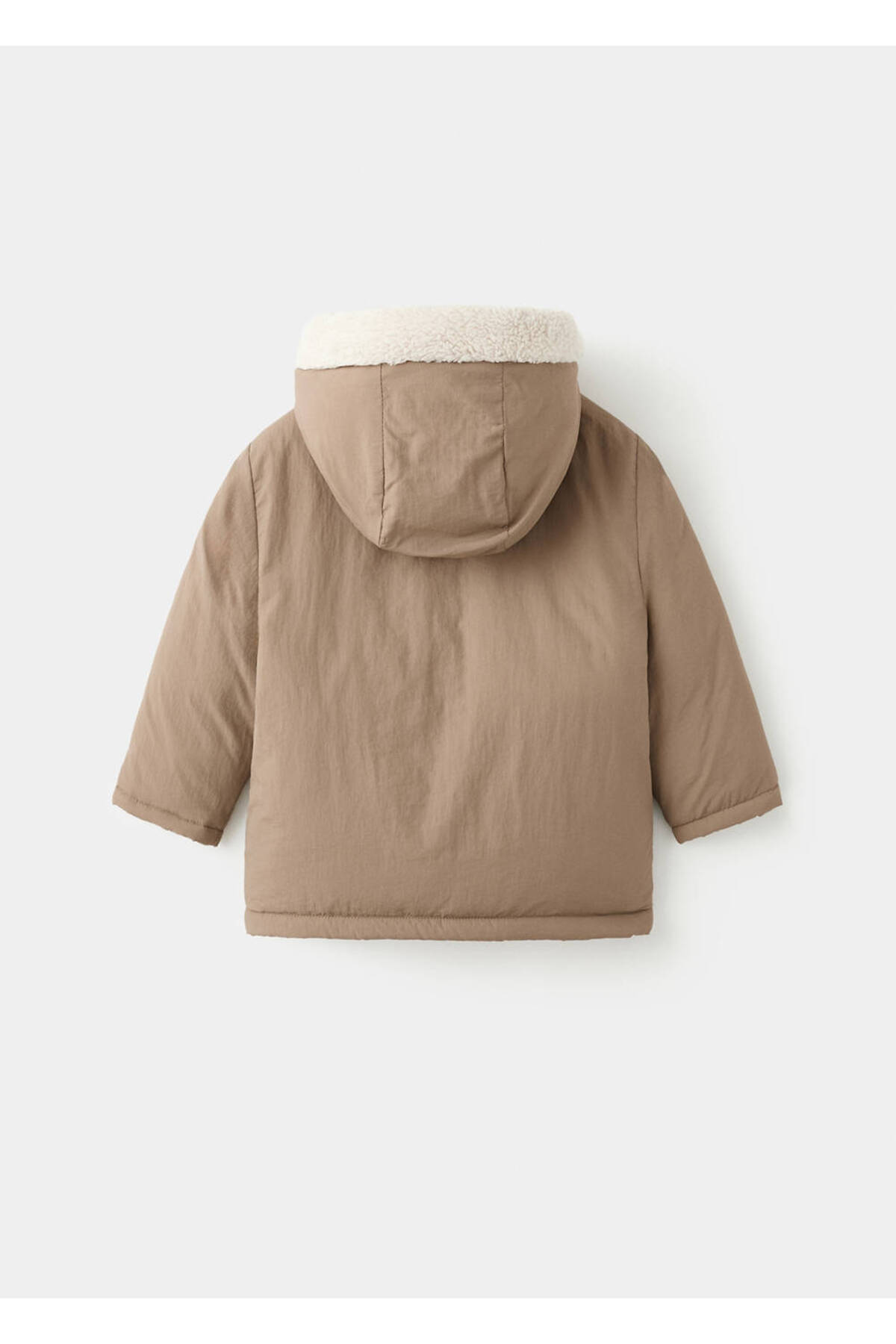 MANGO Baby Kapüşonlu düğmeli anorak fotoğrafı 3 (önizleme)