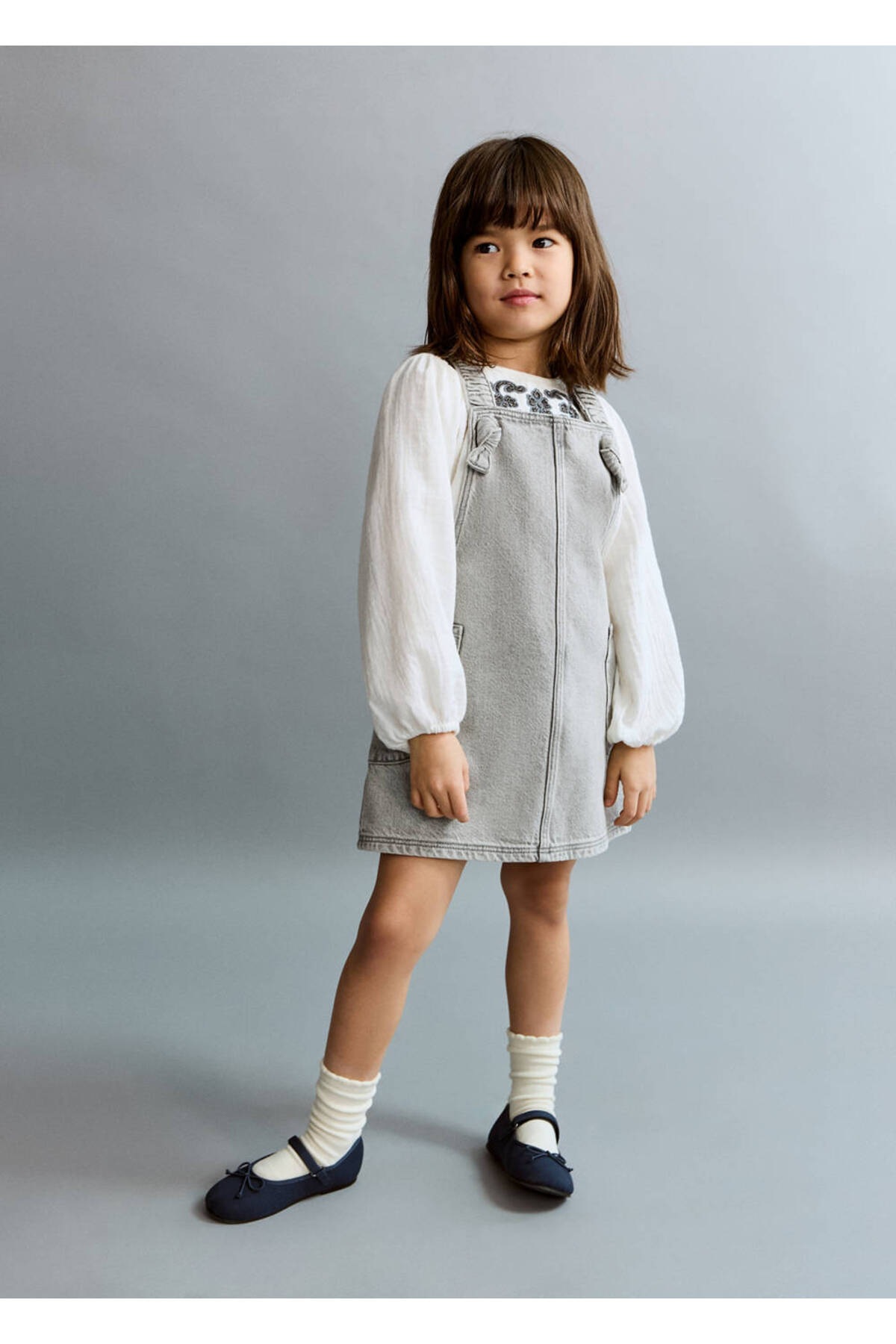 Denim gilet dress