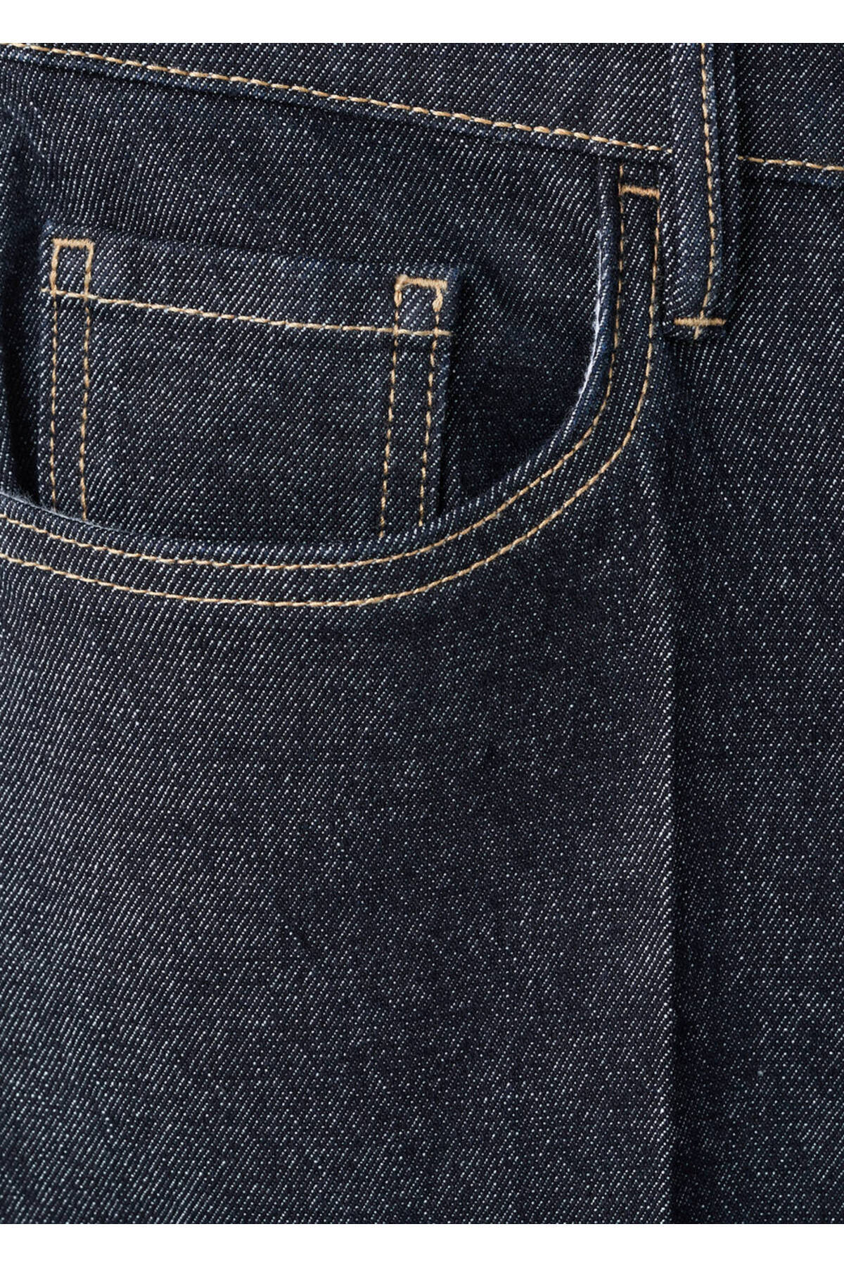 MANGO  Yüksek belli Wideleg jean - Görsel 5