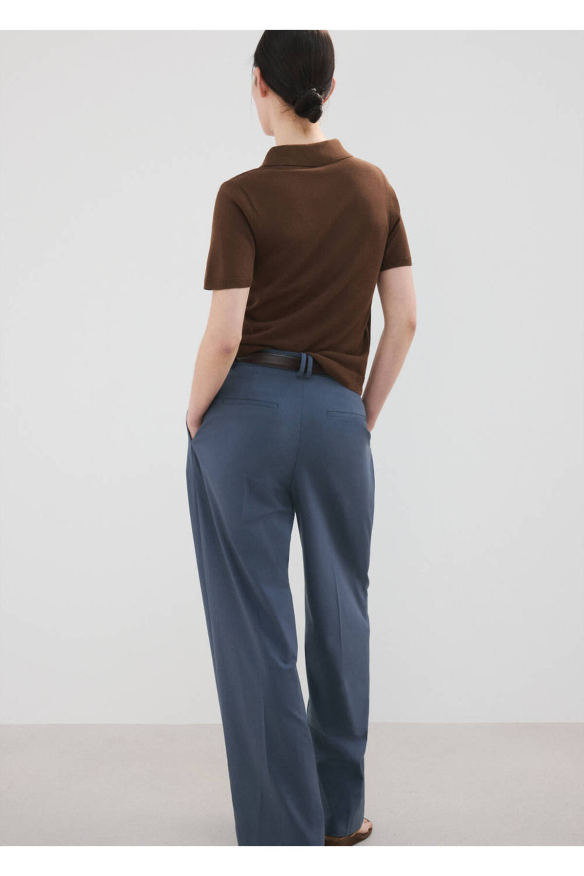 MANGO  Polo yaka kazak - Görsel 4