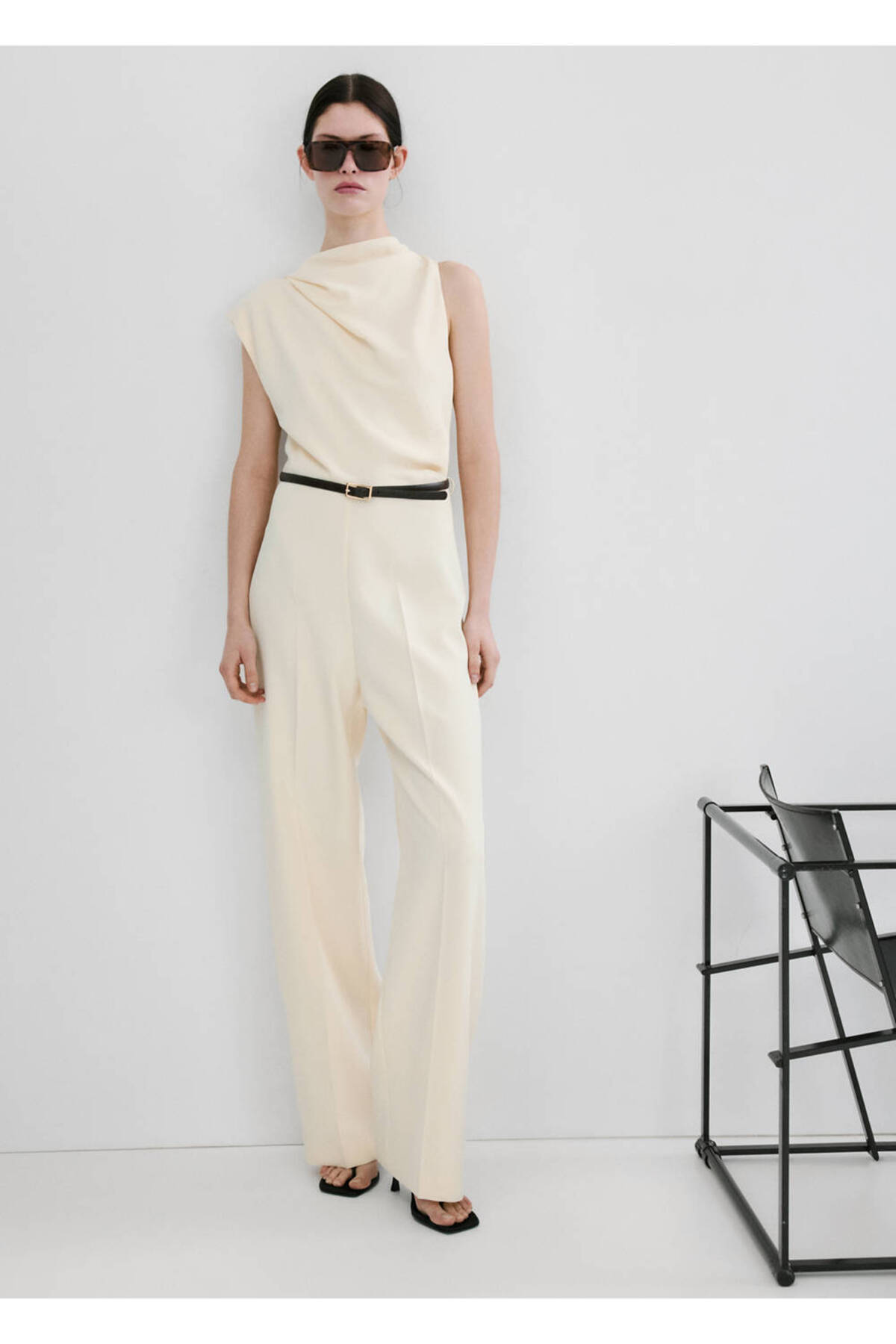 MANGO  Asimetrik uzun tulum - Görsel 2