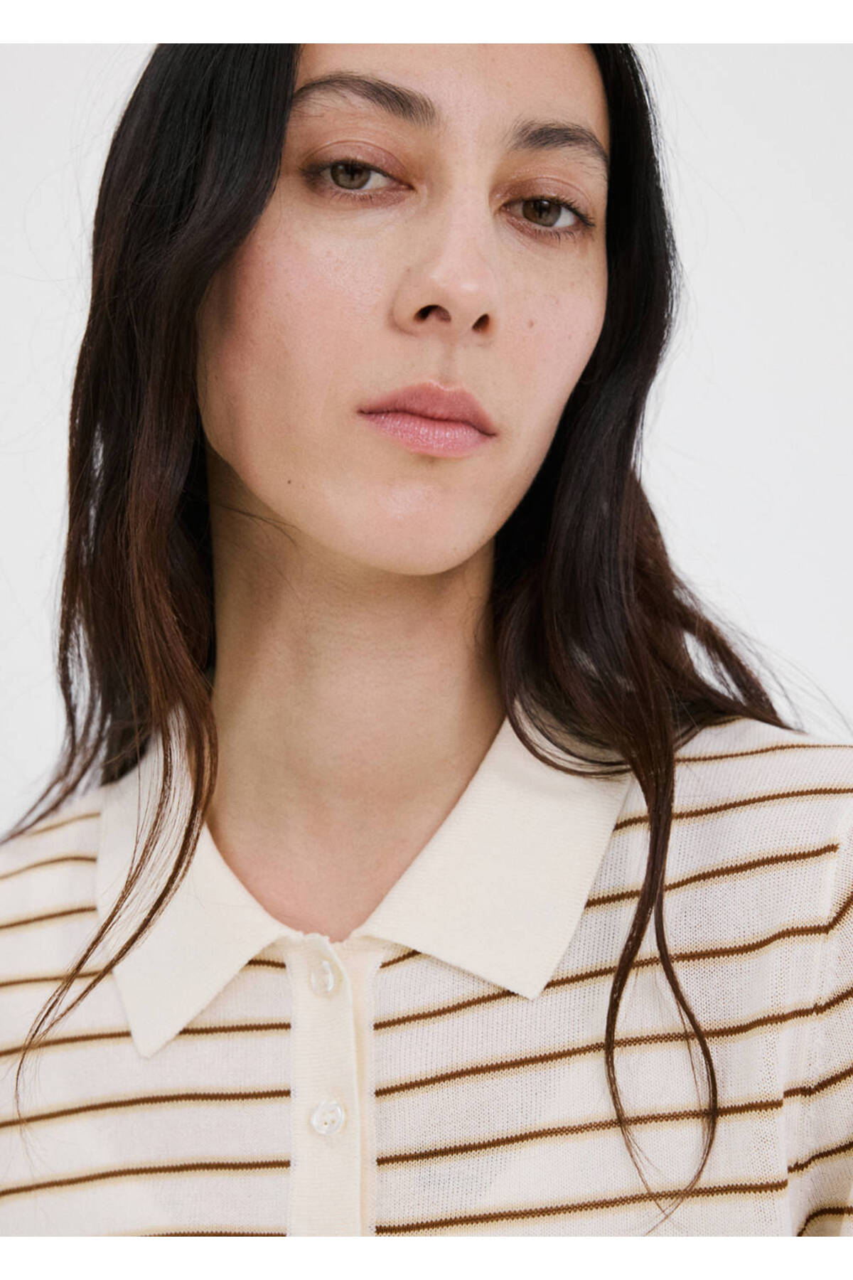 MANGO  Polo yaka kazak - Görsel 6