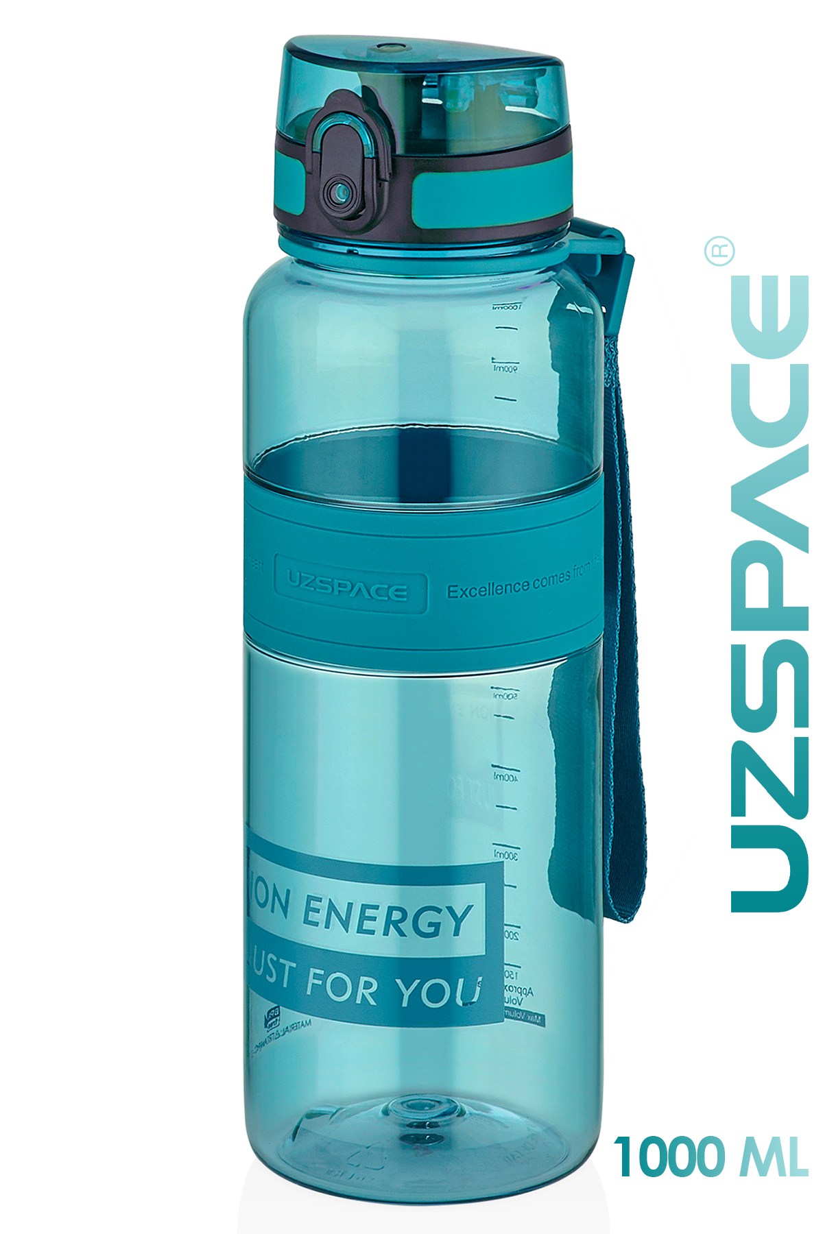 Tritan Water Flask 1000ml 1 Liter Large Size Renewed Colors