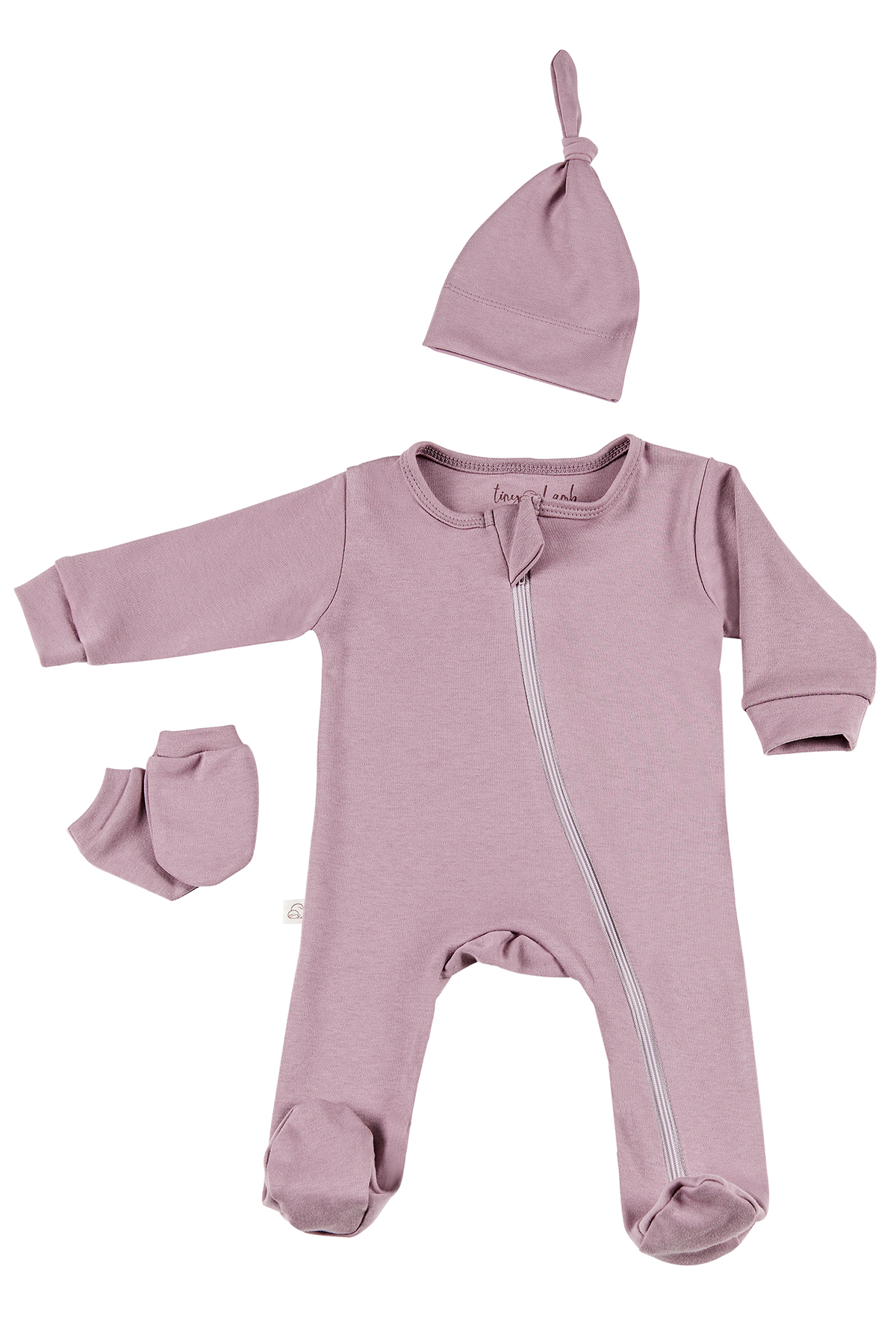 tinylamb Ben Nevis Yenidoğan Organik Mini Bebek Seti - 3 Parça | Yenidoğan Mini Set 0-3 Aylık %100 Pamuk fotoğrafı 7 (önizleme)