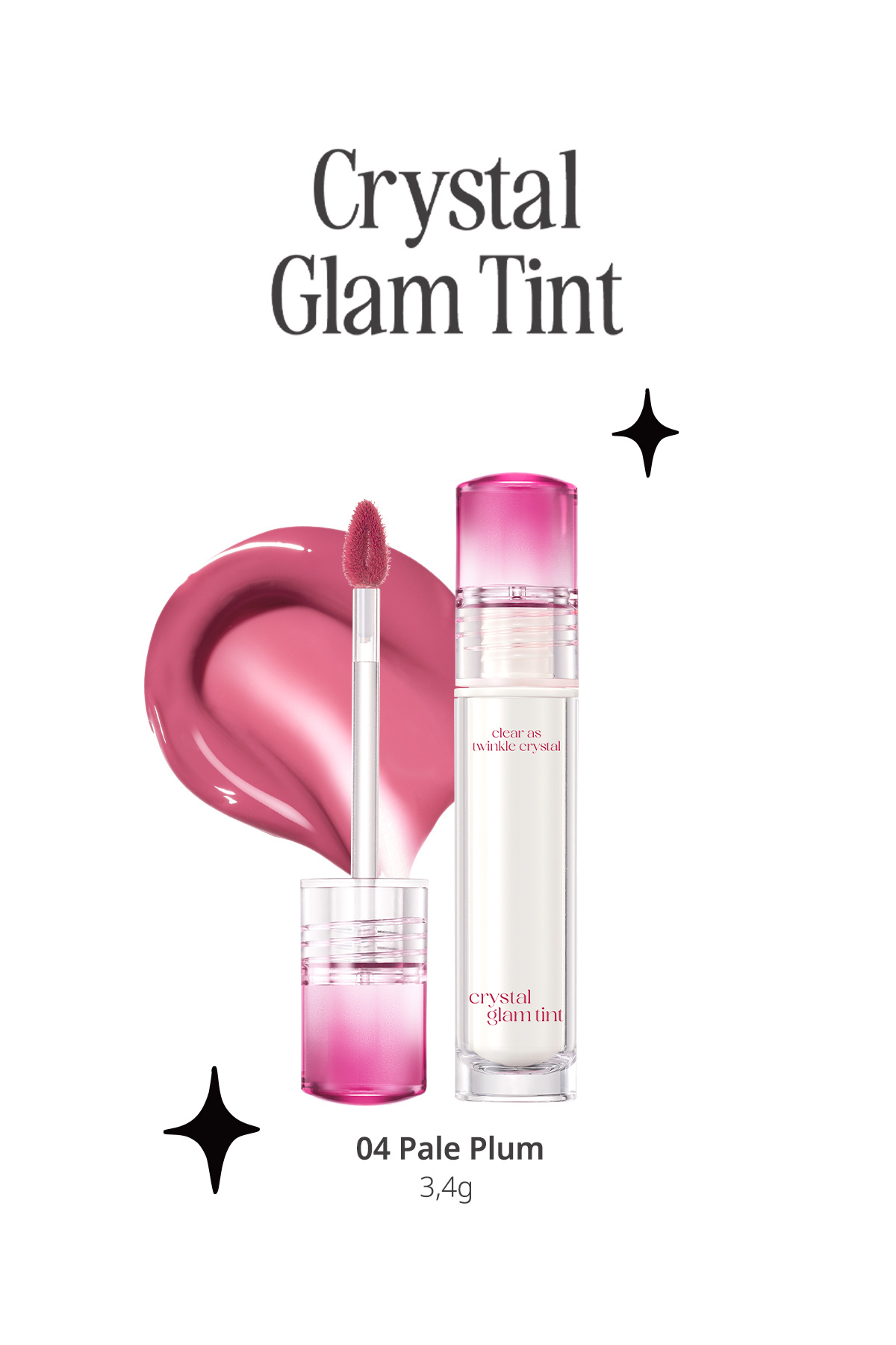 CLIO رنگ موی کریستالی براق CLIO (04 آلویی کمرنگ) - رنگ غیر چسبنده و بسیار براق — بنفش 111125