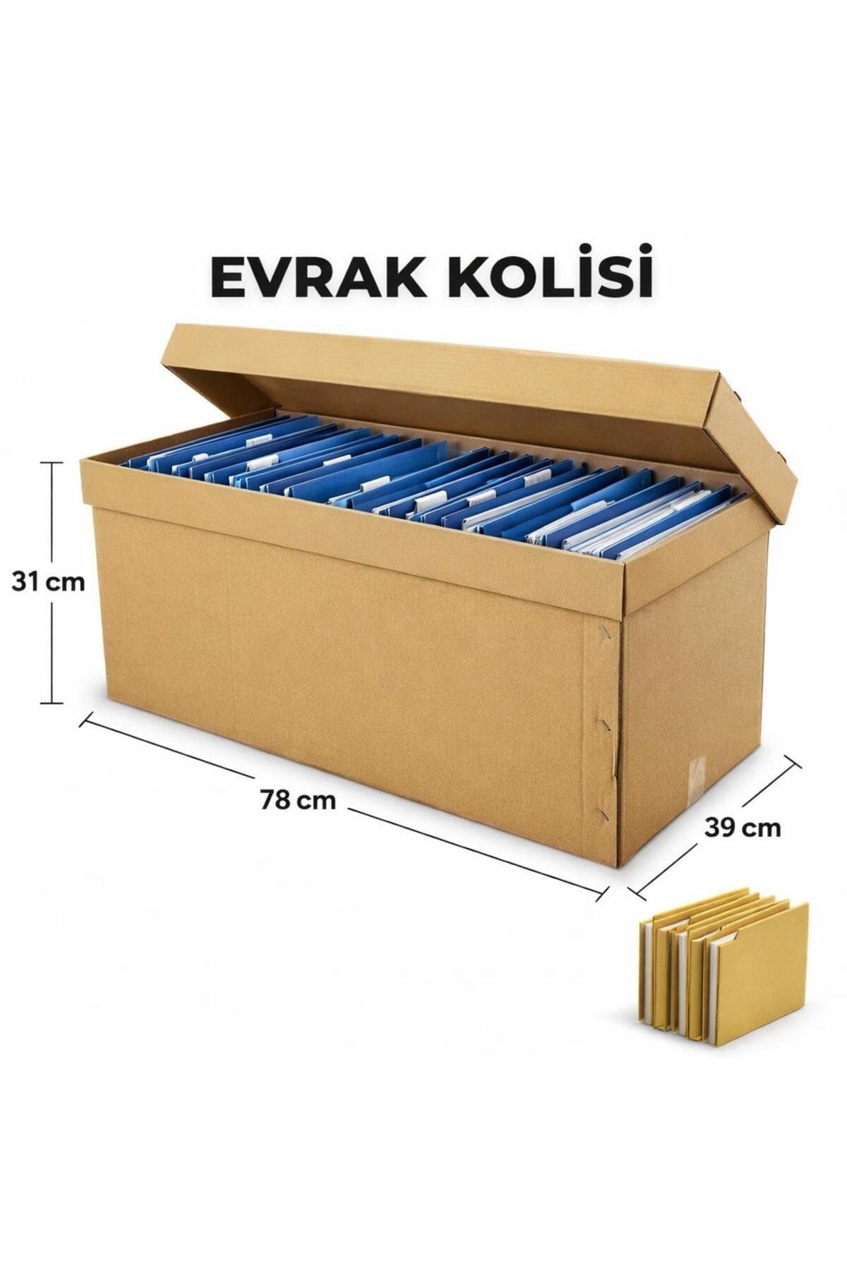 KOLİX Kolix Arşiv Kutusu Arşiv Kolisi Dosya Kutusu Klasör Kutusu