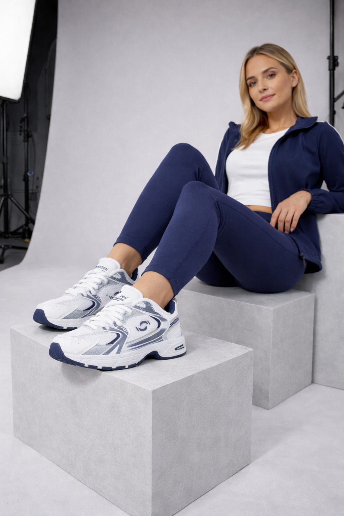 infinite8  Unisex Triko Sneaker Spor Ayakkabı – Hafif Taban, Günlük & Yürüyüş Modeli - SK01