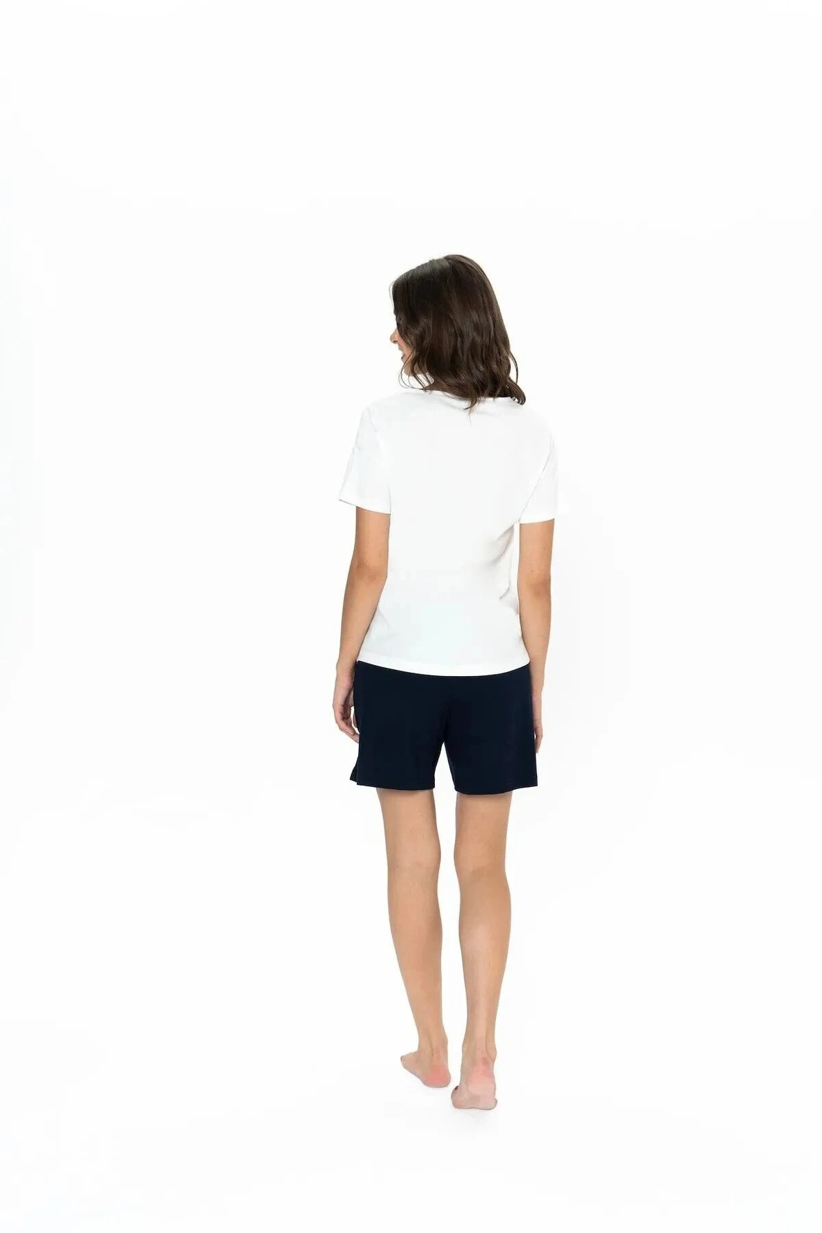 ست پیژامه و لباس خواب زنانه یقه گرد | یو اس پولو U.S. Polo Assn. POLO-20001 TR - تصویر 4