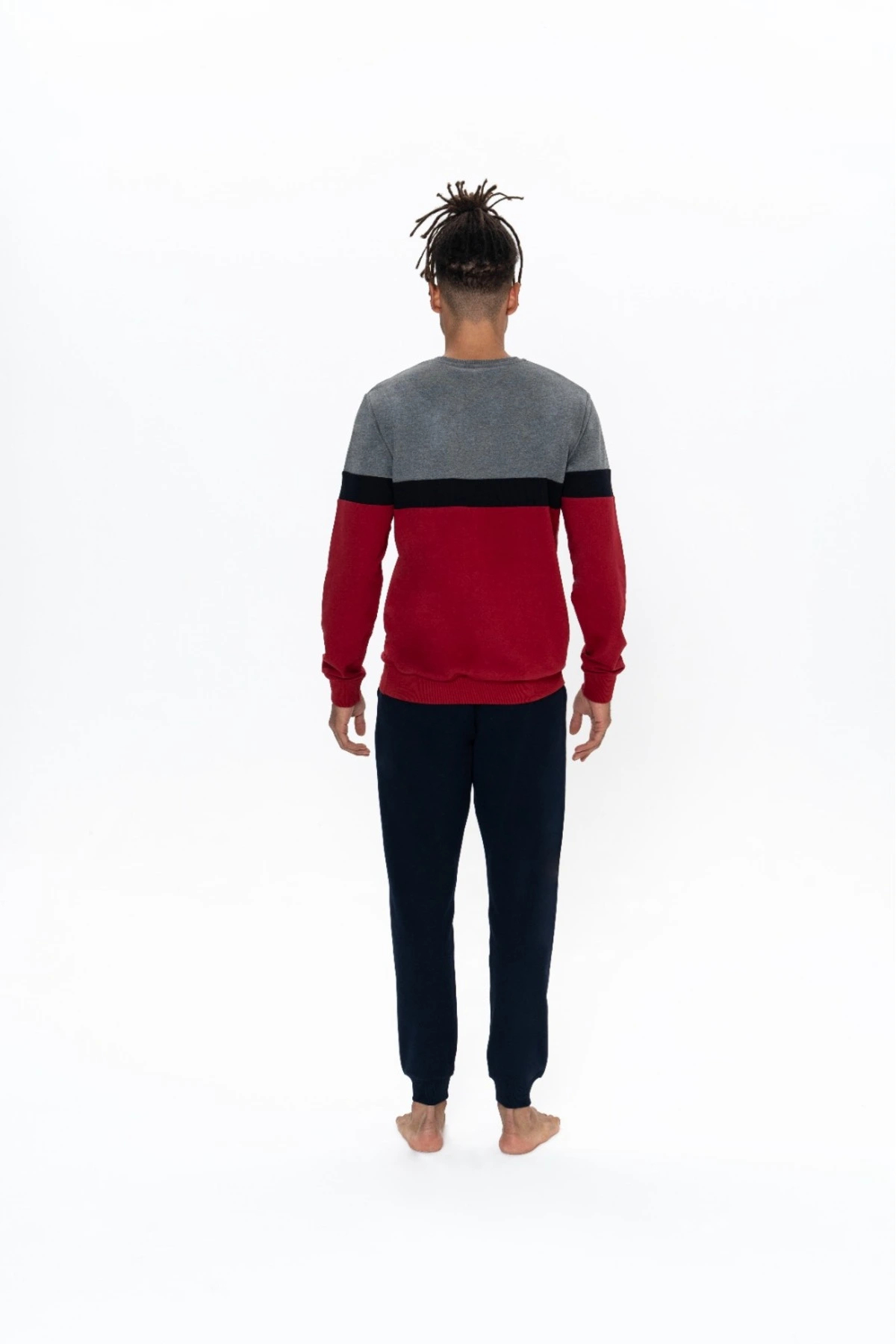 ست پیژامه و لباس خواب مردانه یقه گرد | یو اس پولو U.S. Polo Assn. 18821 TR - تصویر 4