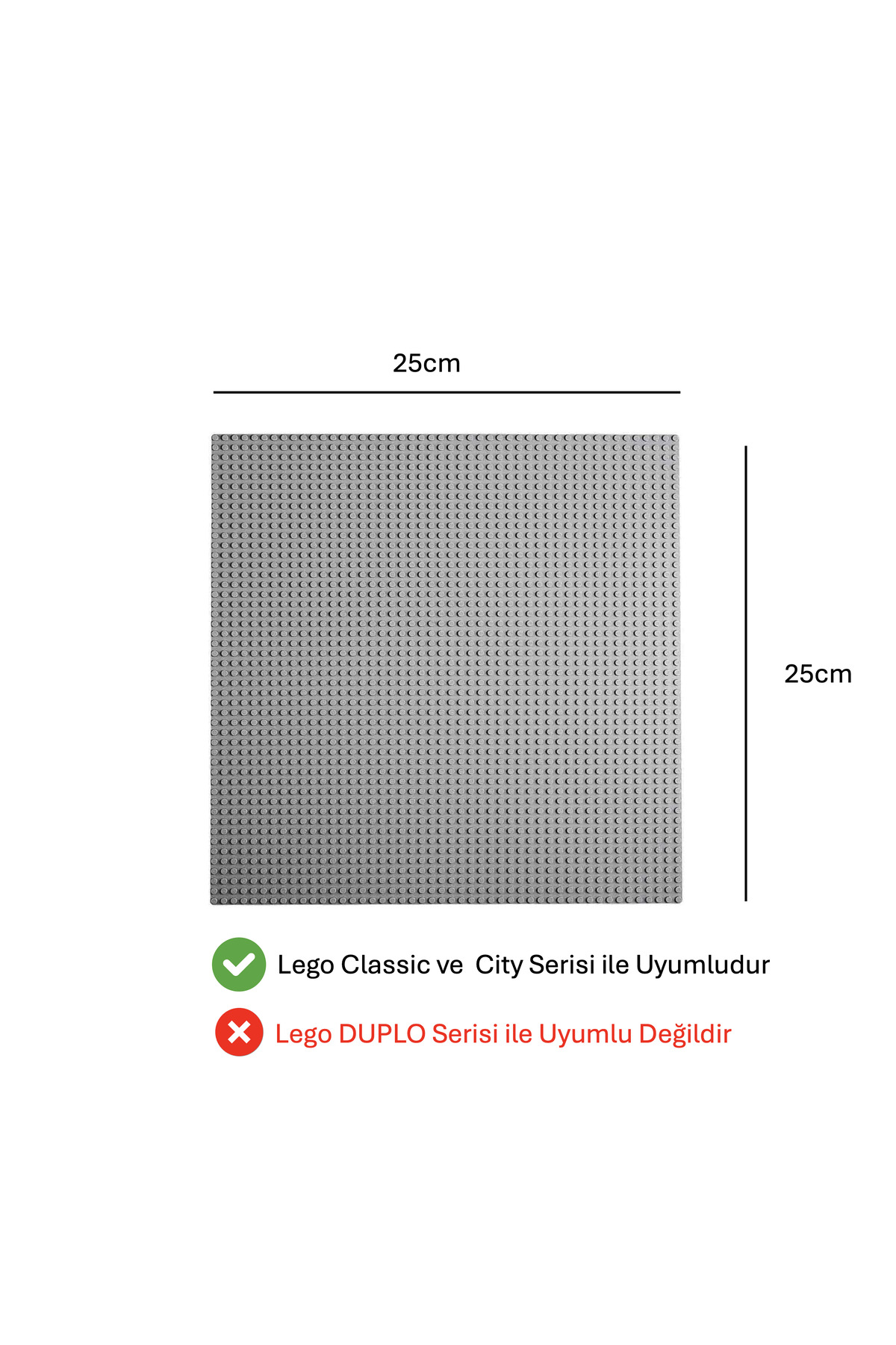 ThinkMaster 11024 Classic Gri Plaka (Zemin) - 11024 Classic Gri Alt Tabla (Zemin) 25cmx25cm fotoğrafı 2 (önizleme)