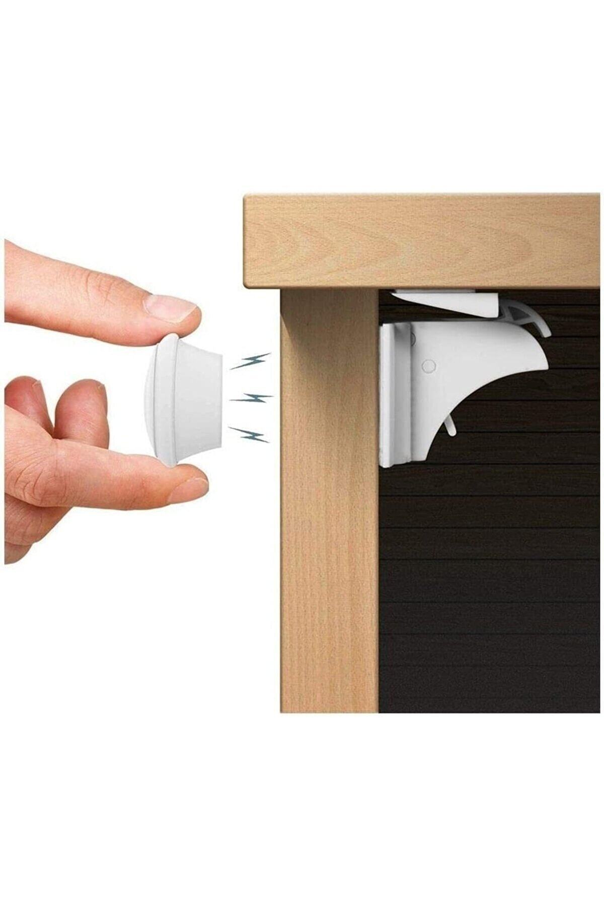 Miningaa Manyetik Çekmece Kilidi - Gizli Kilit - Çocuk Kilidi - DC003 fotoğrafı 2 (önizleme)