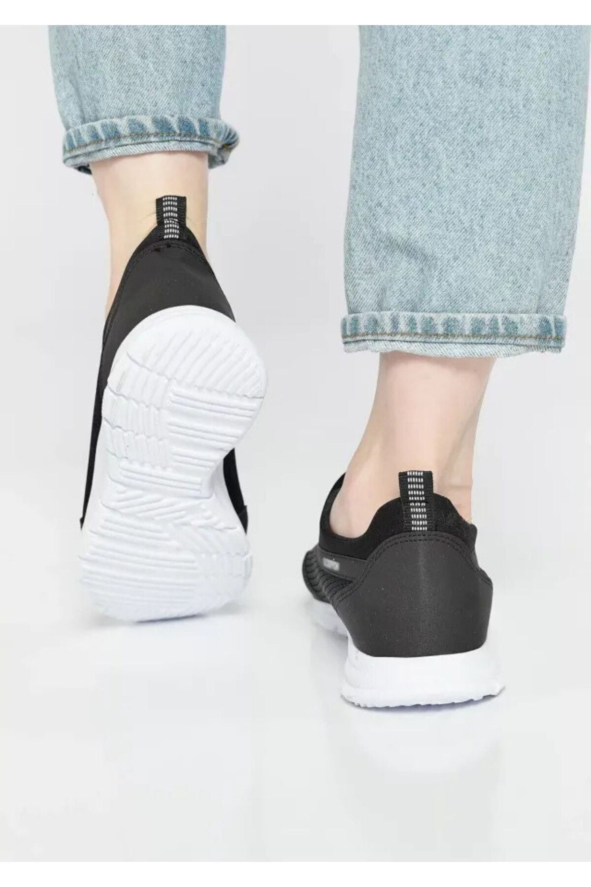 Liarca Kadın Erkek Unisex Ortopedik Bağcıksız Nefes Alabilen Hafif Yürüyüş Sneaker Spor Ayakkabı 36 37 38 görsel 3