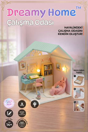 NoviHobby Dreamy Home Serisi-Çalışma Odası