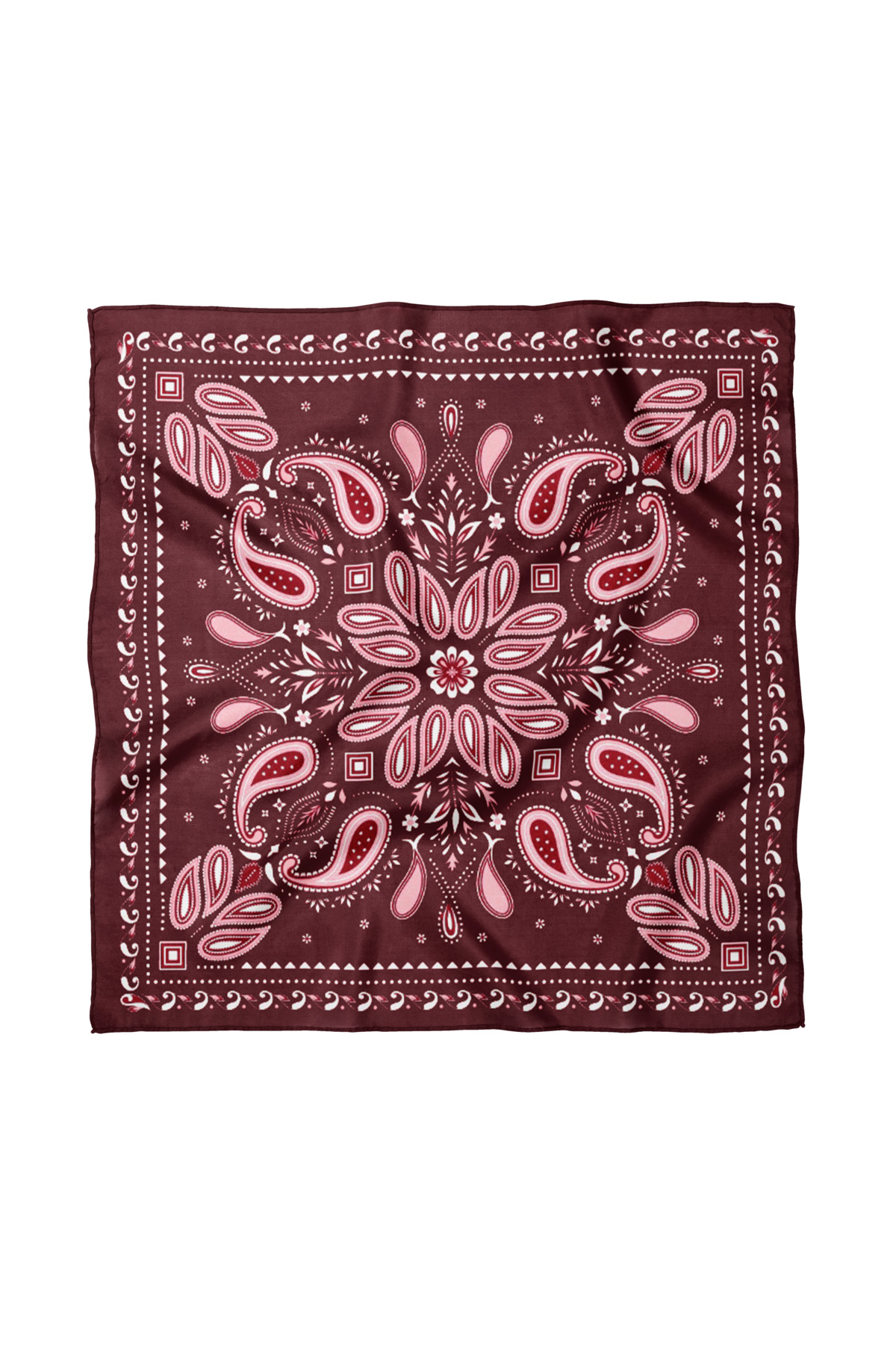Ethnic Patterned Scarf / Bandana 70x70cm