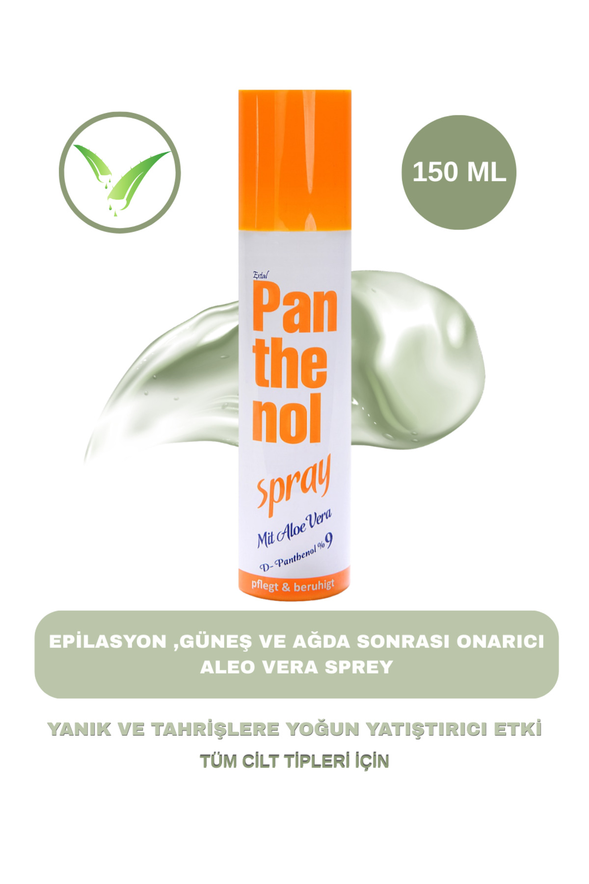 Güneş Kremi 100 ml Güneş Sütü 200 ml Spray 150 ml Koruyucu Bakım Seti — PNTHENOLSET001 — تصویر 4 از 5