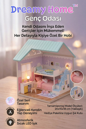 NoviHobby Dreamy Home Serisi-Genç Odası