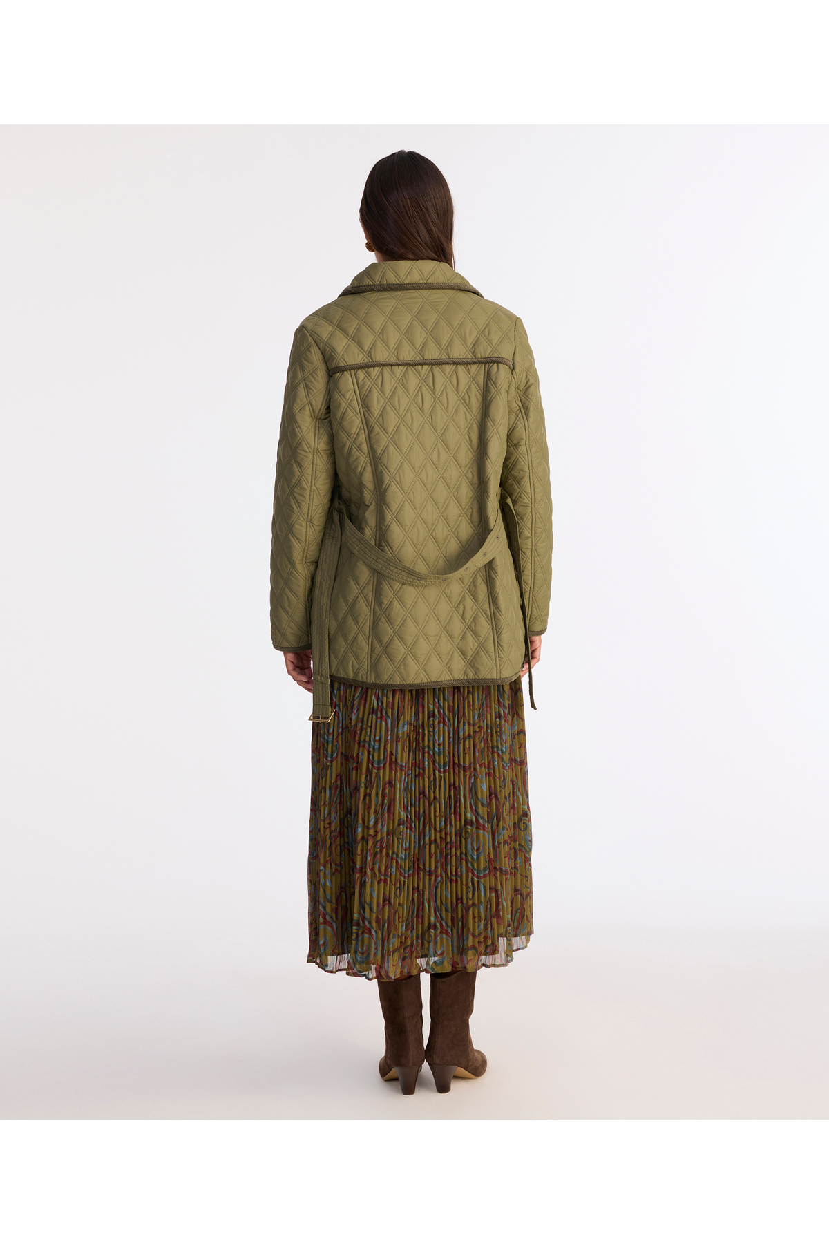 Yargıcı  Kemer Detaylı Mont - Görsel 5