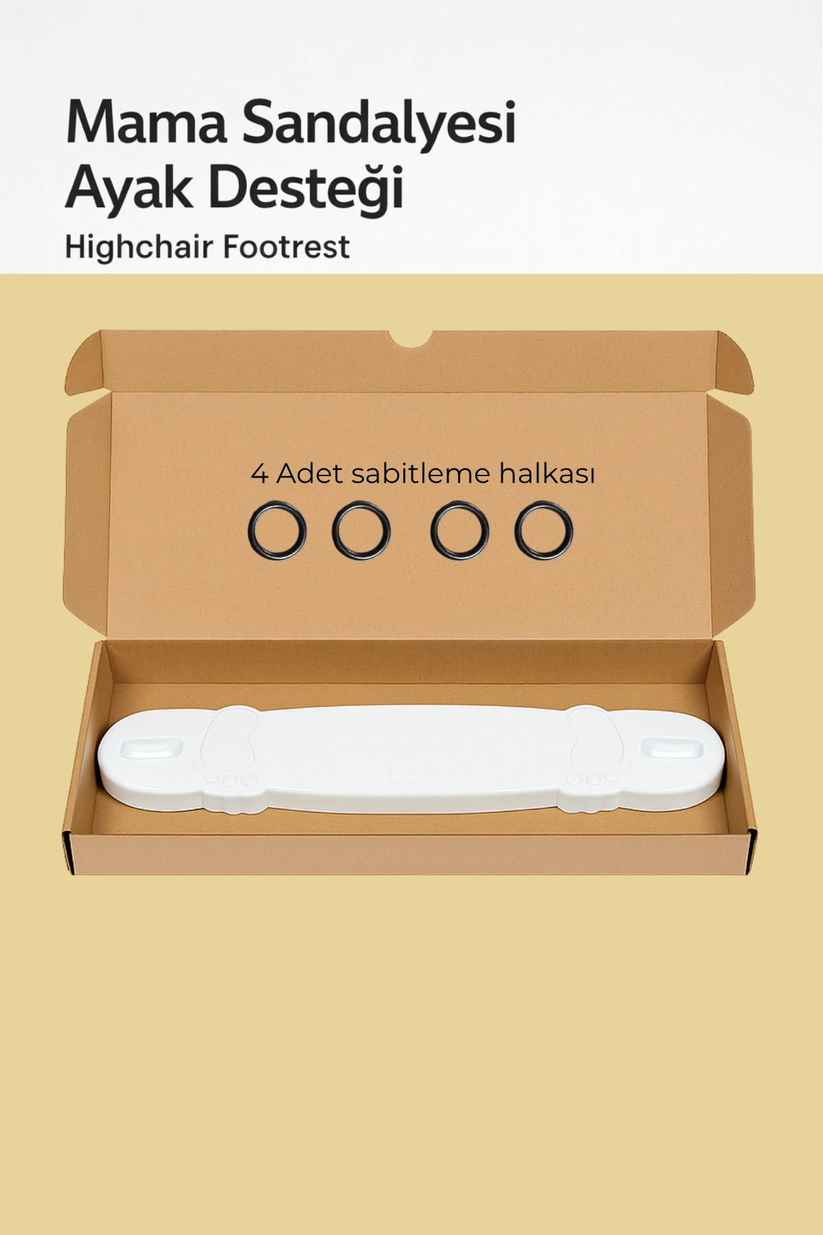 K&G foot rest Mama Sandalyesi Ayak Koyma Dayama Desteği fotoğrafı 5 (önizleme)