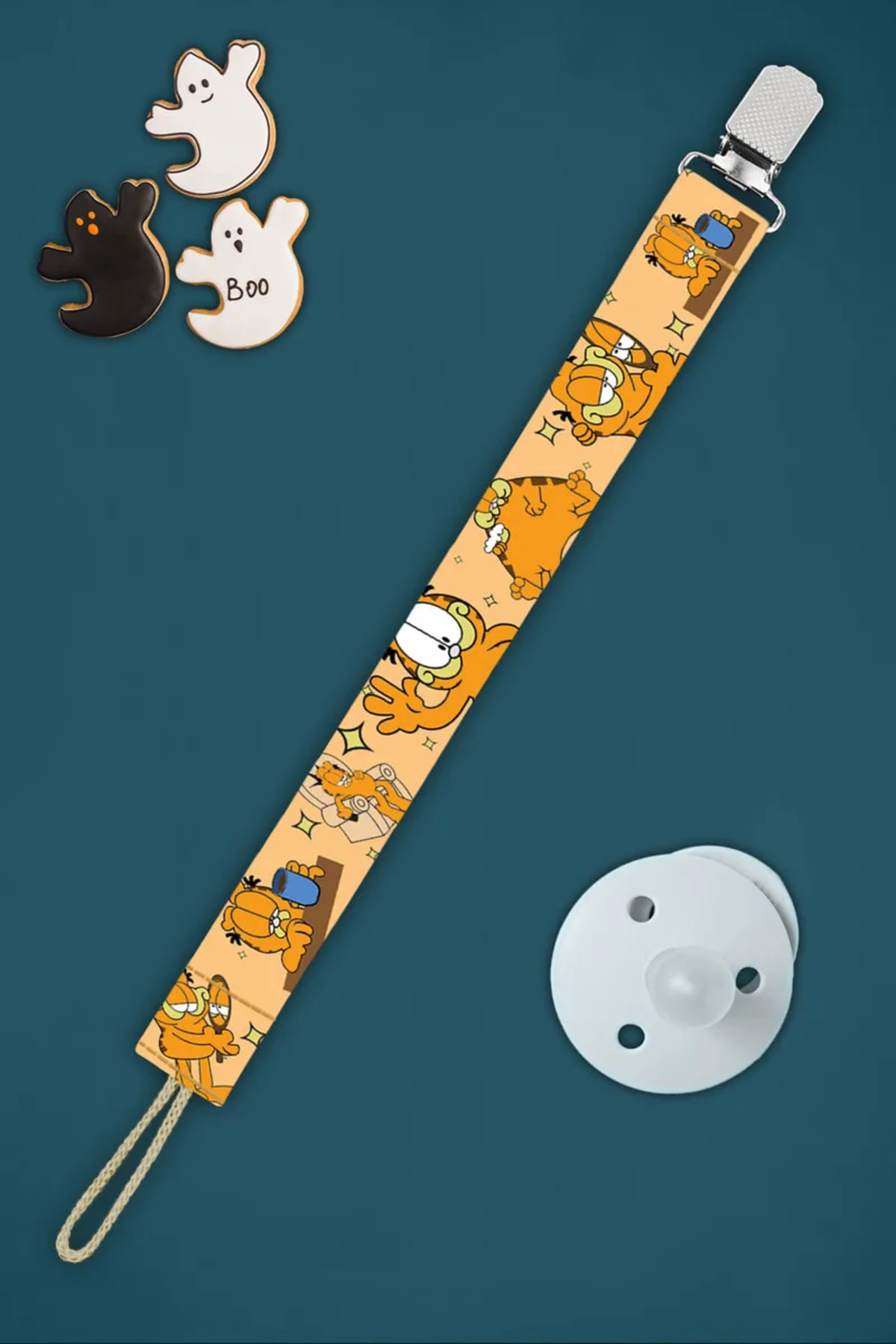 Apptakı Yaramaz Kedi Bebek Emzik Askısı Emzik Zinciri Emzik Tutacağı Emzirme Aksesuarı - EMZ0022 fotoğrafı 2 (önizleme)