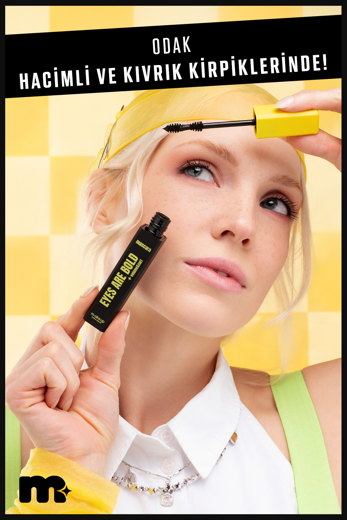make up maruderm Yoğun Hacim ve Kıvırma Etkili Maskara – Volume & Curl Mascara — مشکی MASCARA — تصویر 4 از 5