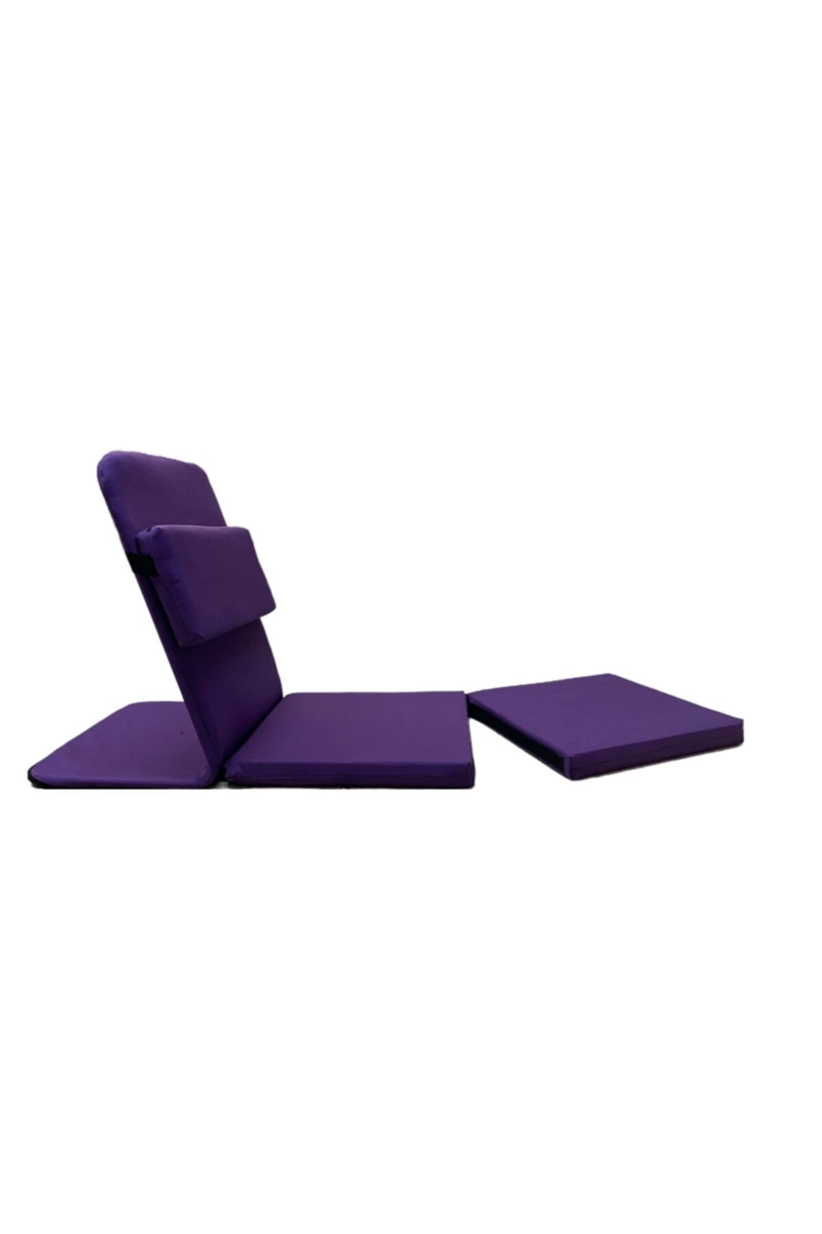Backjack Meditation Chair with Detachable Double Cushion Additional Cushioned Supported Floor Cushion