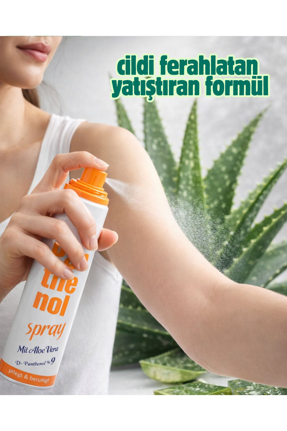 Panthenol Spray Mit Aloe Vera Panthenol %9 150 ml — 8681734008634 — تصویر 4 از 5