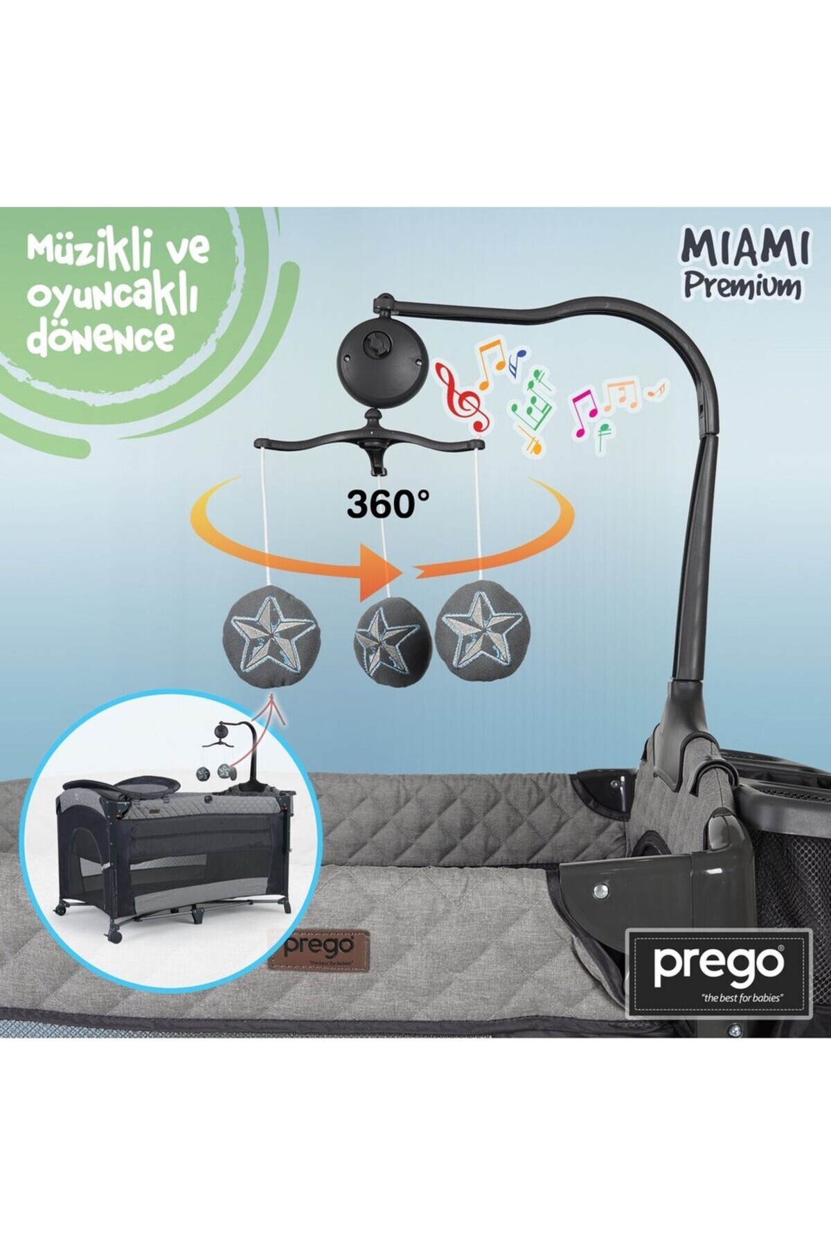 Prego Miami Park Yatak Anne Yanı Visco Yatak Hediyeli! fotoğrafı 4 (önizleme)