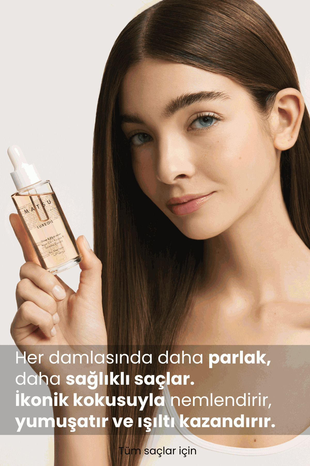 Luxeoil Argan & Havyar Özlü Besleyici Saç Bakım Yağı | Parlaklık ve Nem 20 ml Seyahat Boy — MP182 — تصویر 2 از 8