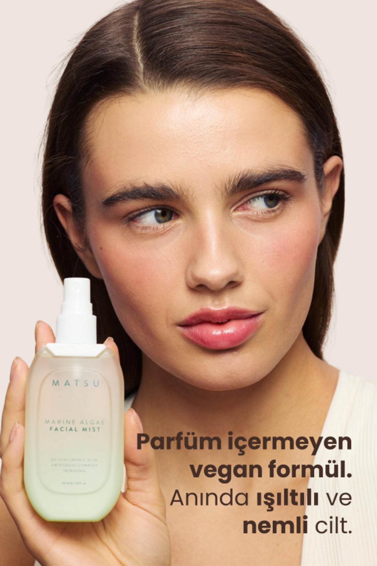 Marine Algae Facial Mist | 8D Hyalüronik Asit & Spirulina | Anında Hidrasyon ve Gözenek Rafine Edici — MP40 — تصویر 4 از 8