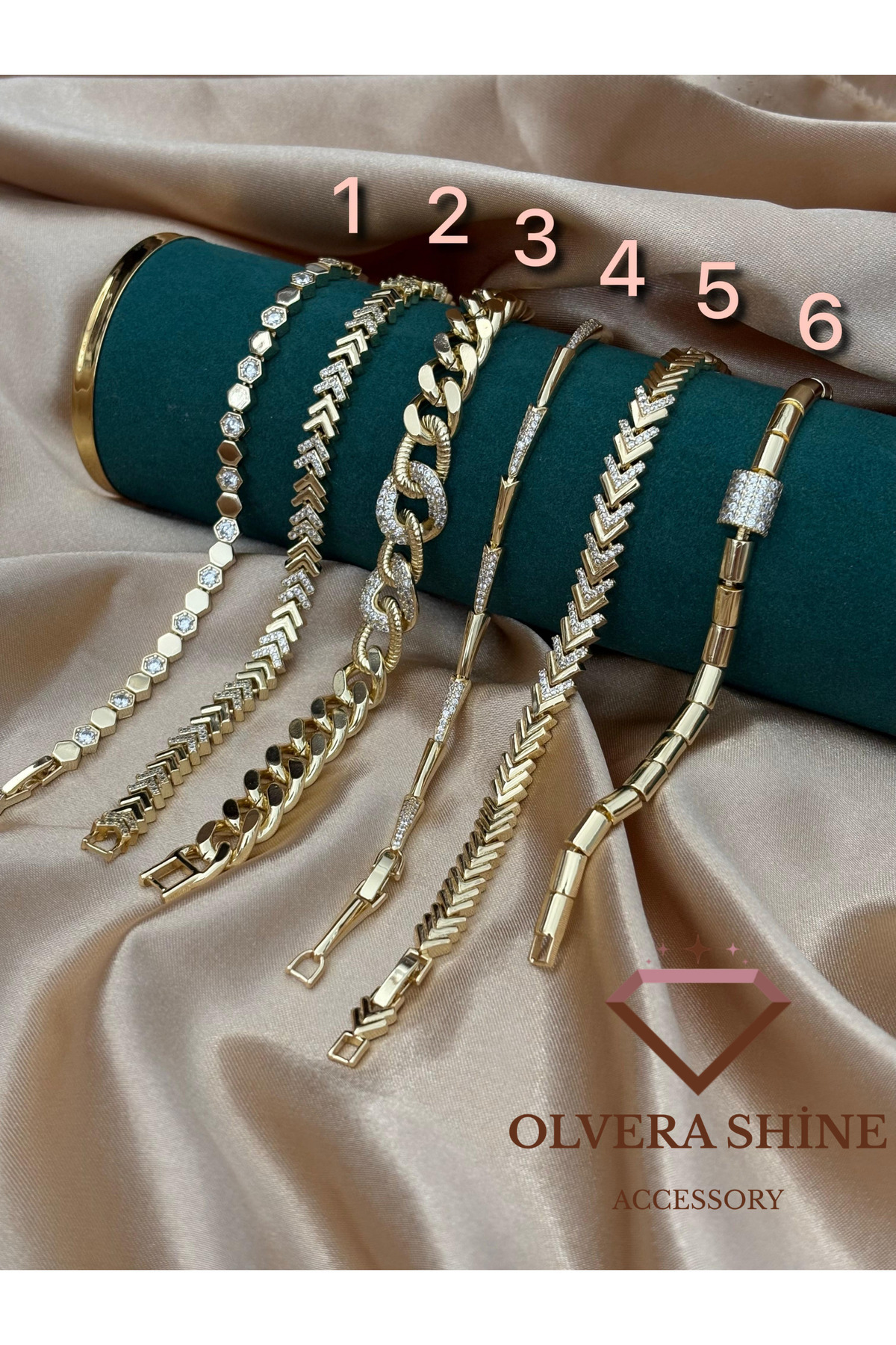CM Jewellery-Honeycomb Bracelet Gold/Stainless Steel