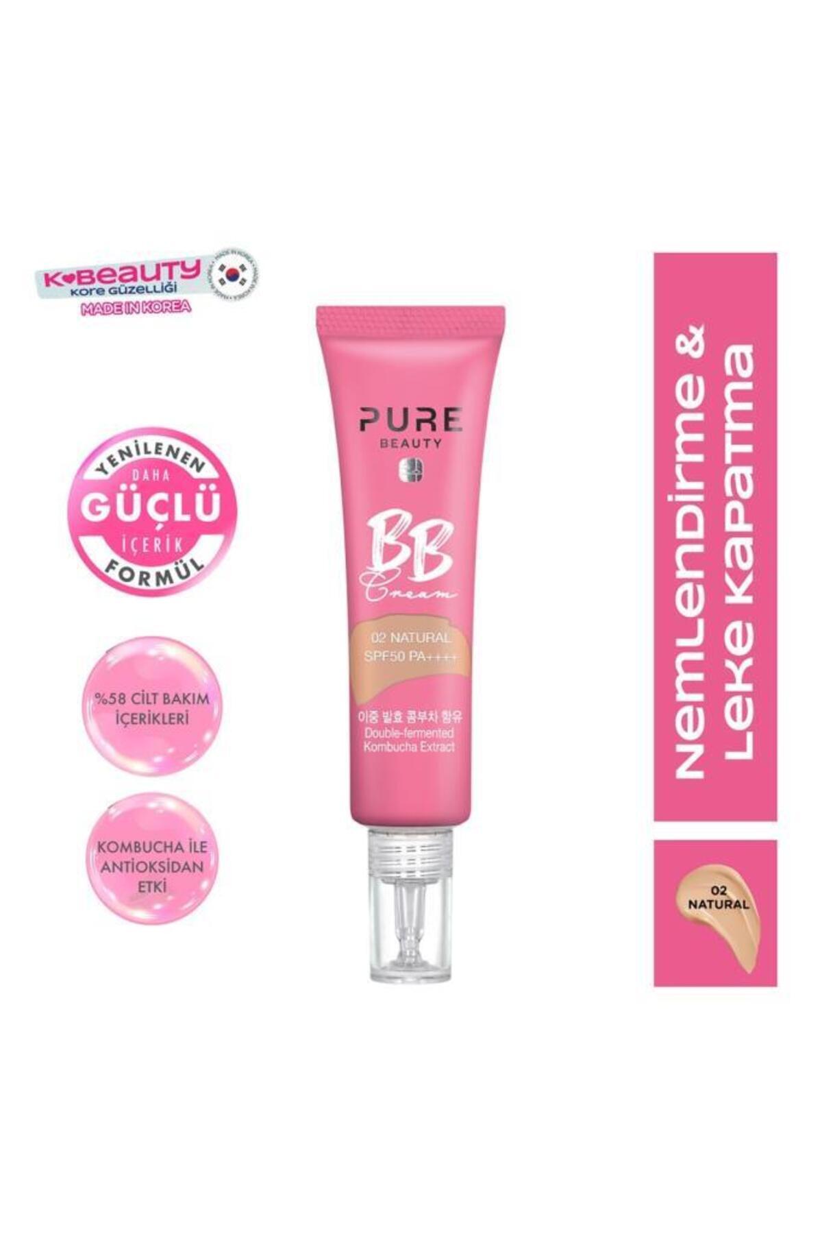PURE BEAUTY BB Krem SPF50 PA++++ Natural 30 ml - Fiyatı, Yorumları