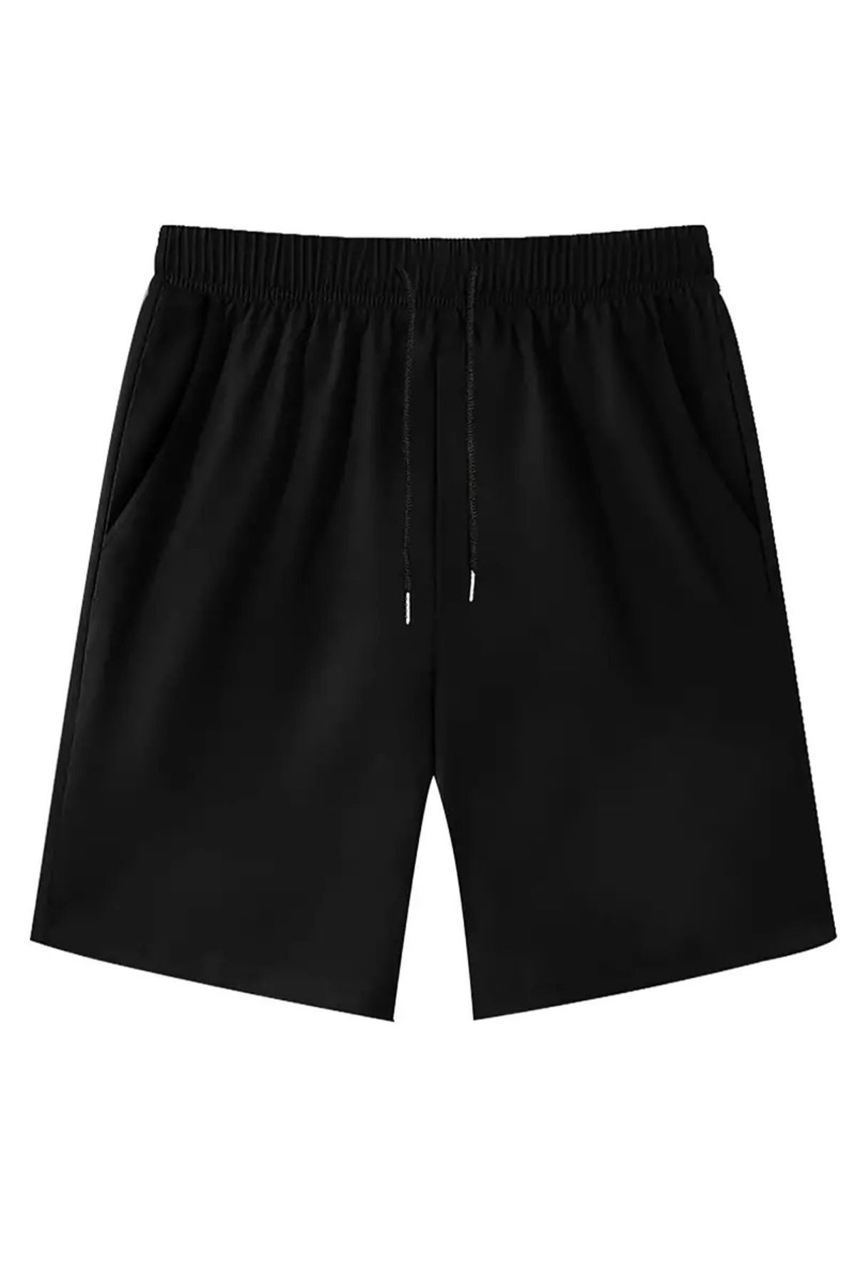 SURMARİ  3'lü Set Rahat Kalıp Unisex Penye Spor Şort - Görsel 8