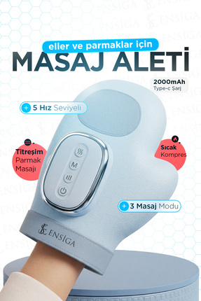 EN SİGA El Masajı 5 Seviyeli Sıcak Kompres ve Hava Sıkıştırmalı | Titreşimli ...