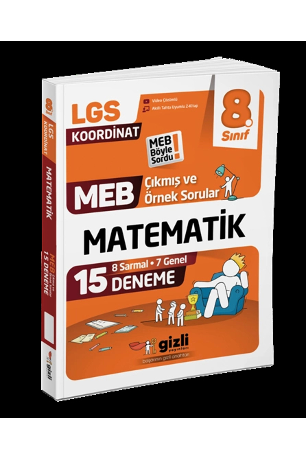 Gizli Yayınları LGS MEB Çıkmış ve Örnek Sorular Matematik 15'li