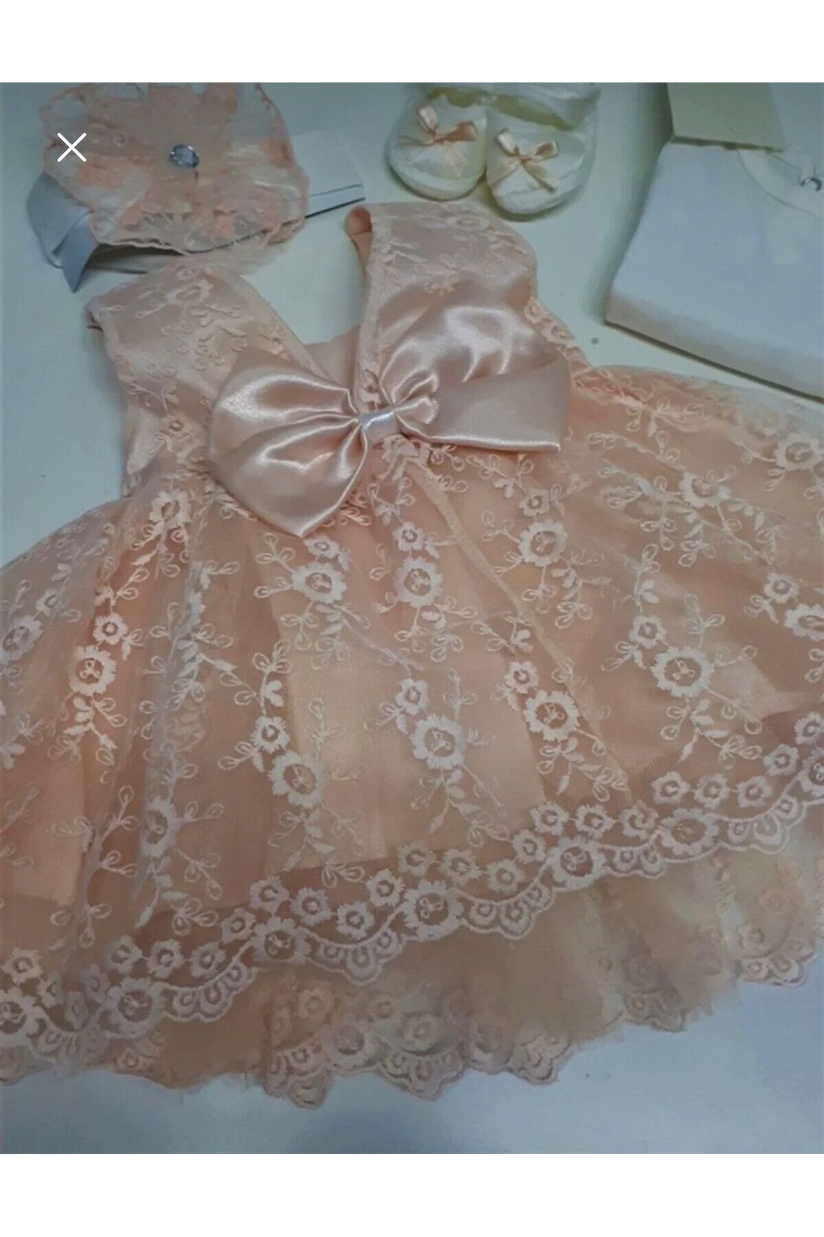 Petite Ponpon Baby 4'lü Kız Bebek Mevlüt Elbisesi fotoğrafı 2 (önizleme)