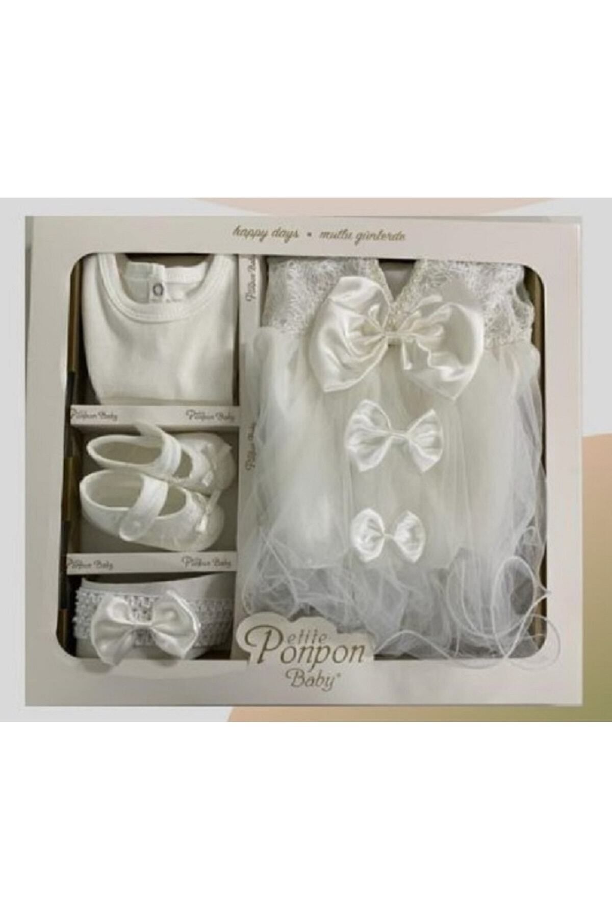 biyan collection Kız Bebek Mevlüt Takımı Gelinlik Abiye Elbise Bebek Doğum Baby Shower Hediyesi fotoğrafı 5 (önizleme)