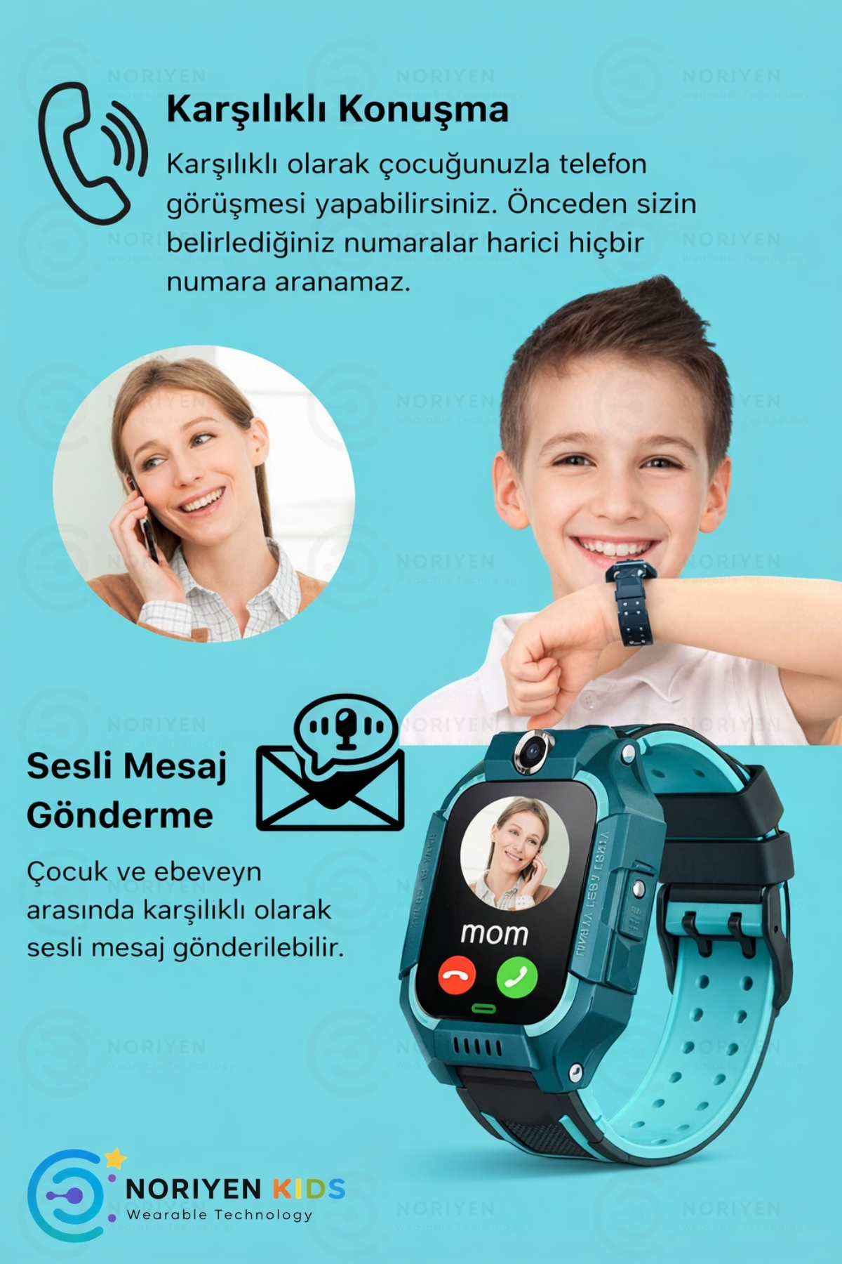 Yeni Nesil 2026 Model Karne Günü Hediyesi Özel Hediye Hediyelik Unisex Çocuk Akıllı Kol Saati Yeşil